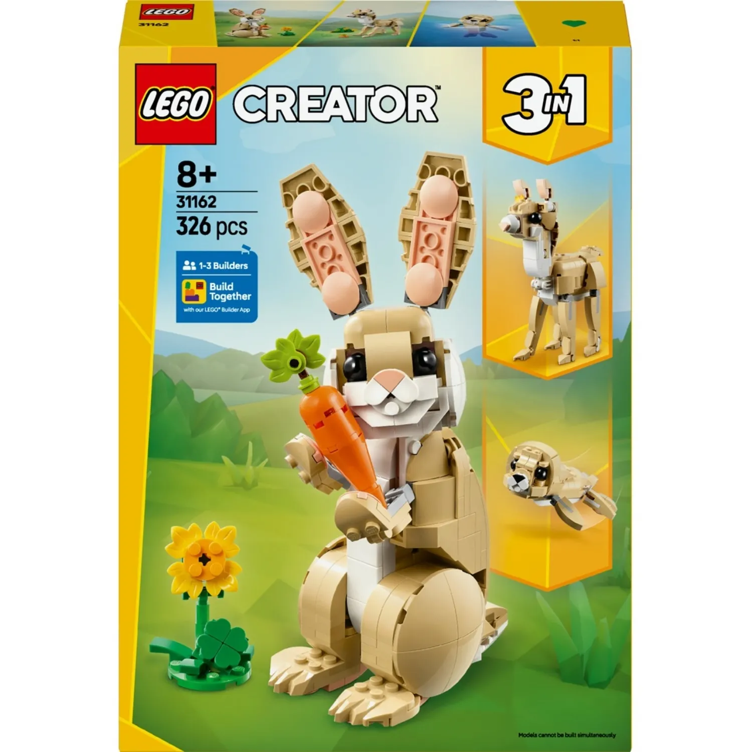 LEGO Creator 3’ü 1 Arada Sevimli Tavşan 31162