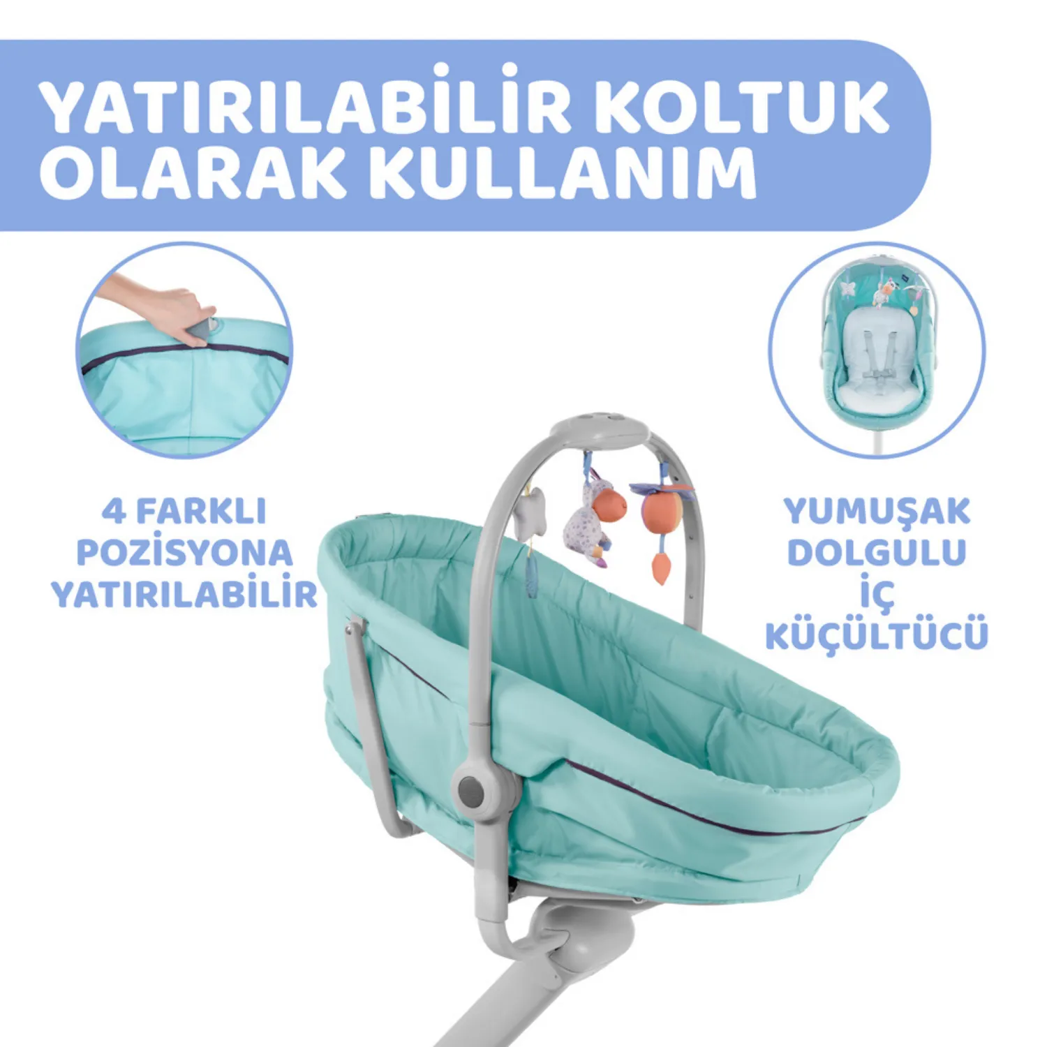 Chicco Baby Hug 4 in 1 Ana Kucağı Aquarelle