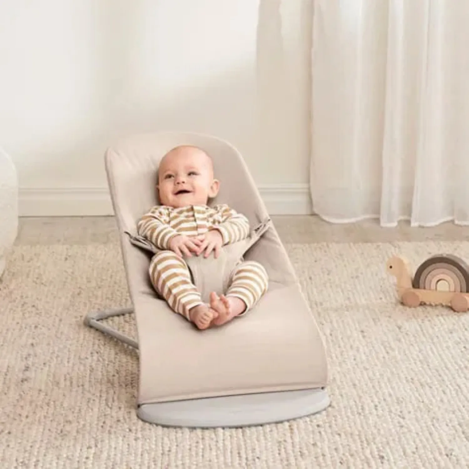 Babybjörn Balance Bliss Ana Kucağı Woven Melange Light Beige