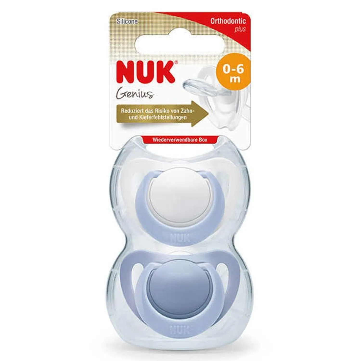 Nuk Genius Silikon Emzik 2li 0+ Ay Kız