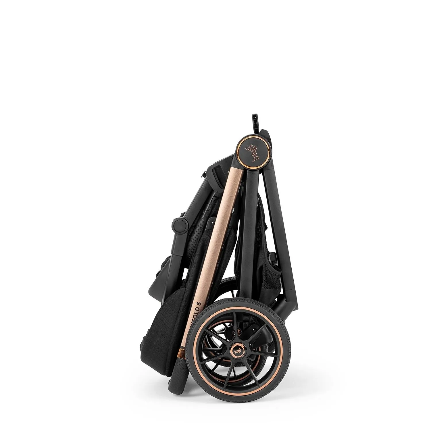Bagi Easyfold 5 Cosmo Travel Sistem Bebek Arabası Black Gold