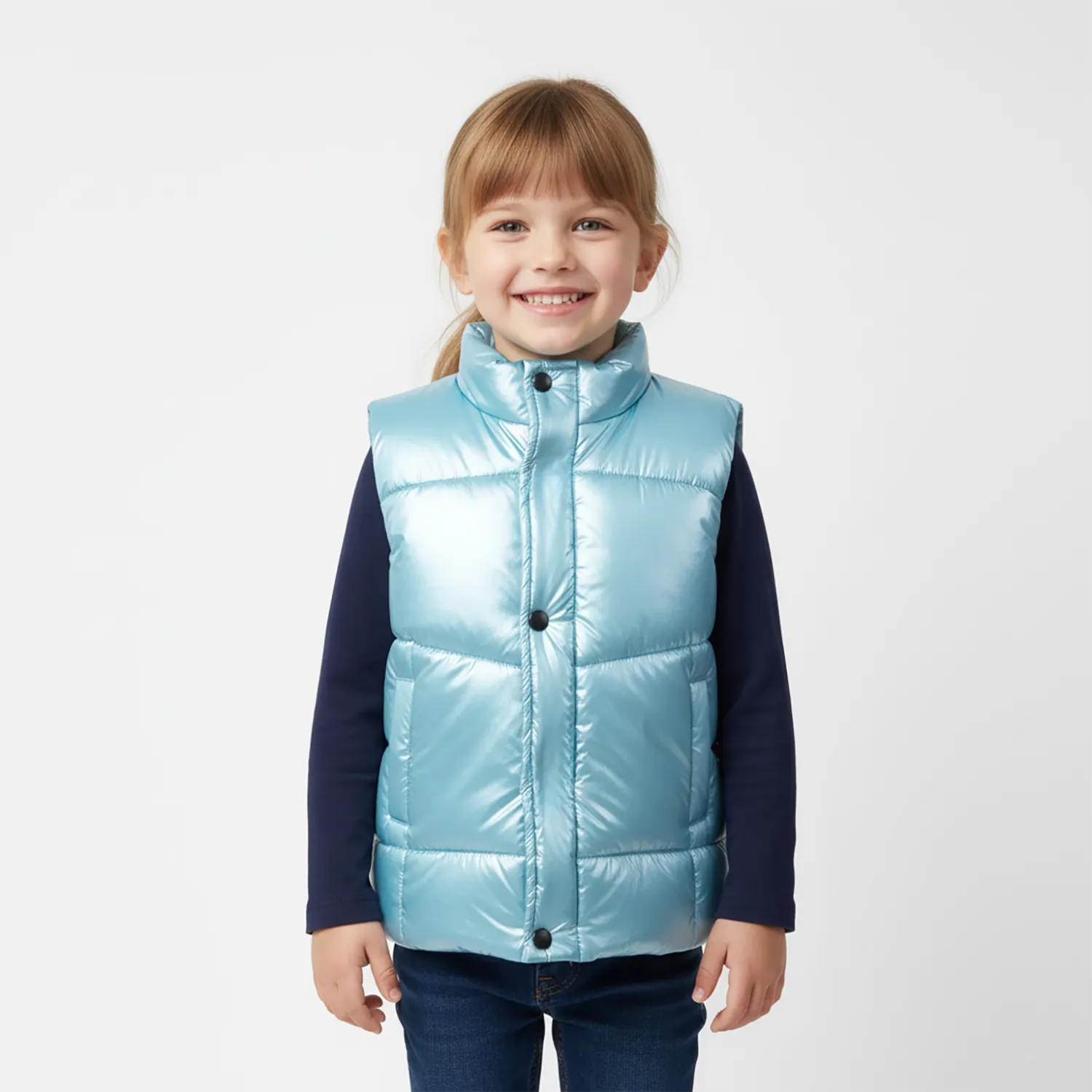 Ella Bonna Şişme Yelek Mavi