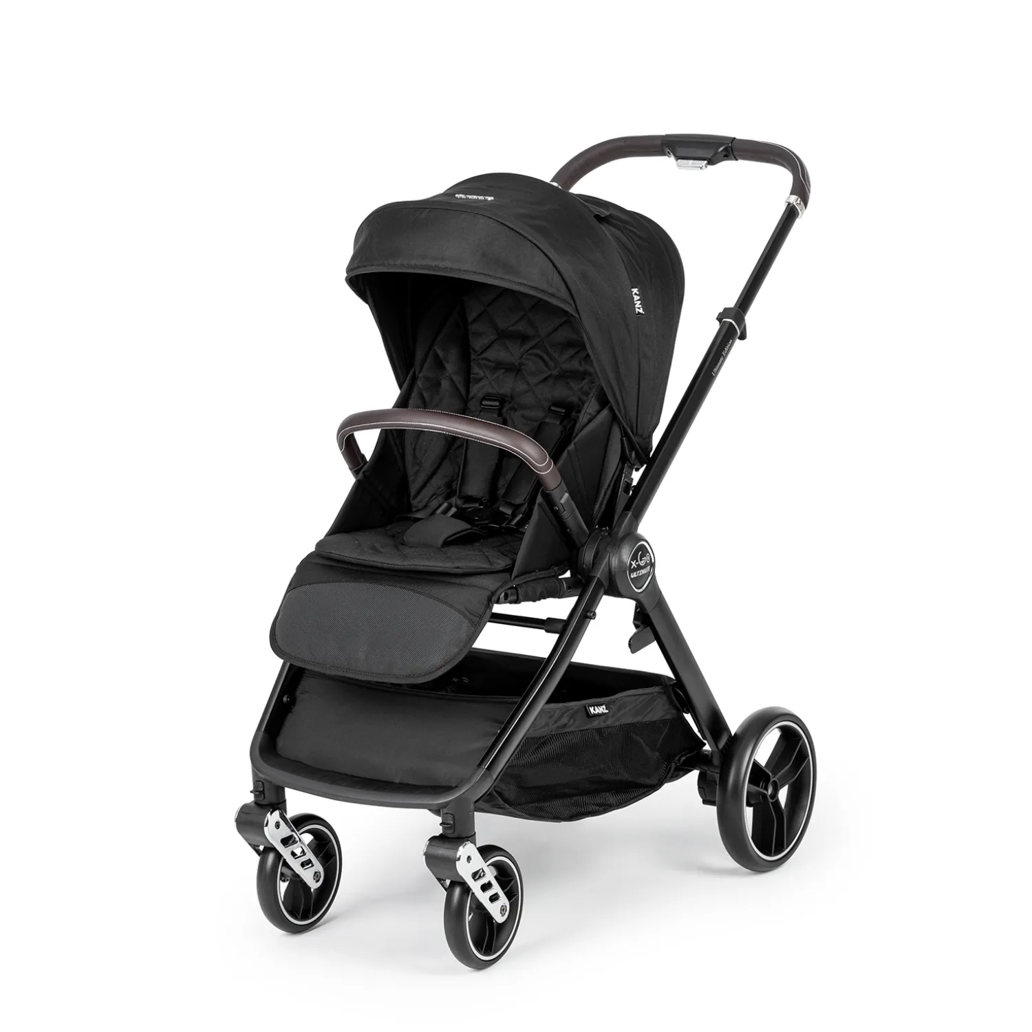 Kanz X-Go Ultimate Travel Sistem Bebek Arabası Silver Siyah