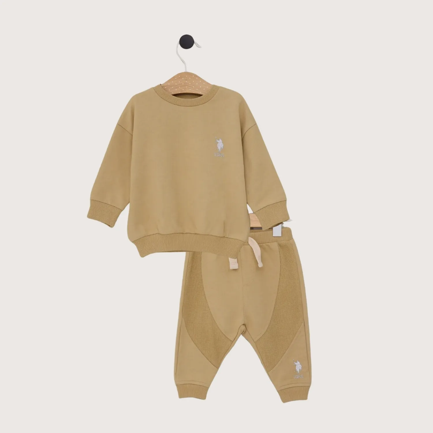 U.S. Polo 2li Takım Bej