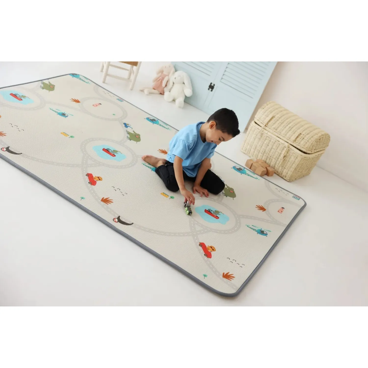 Coolmats Eğlenceli Gezi -Yıldızlar Oyun Halısı 140x200x1