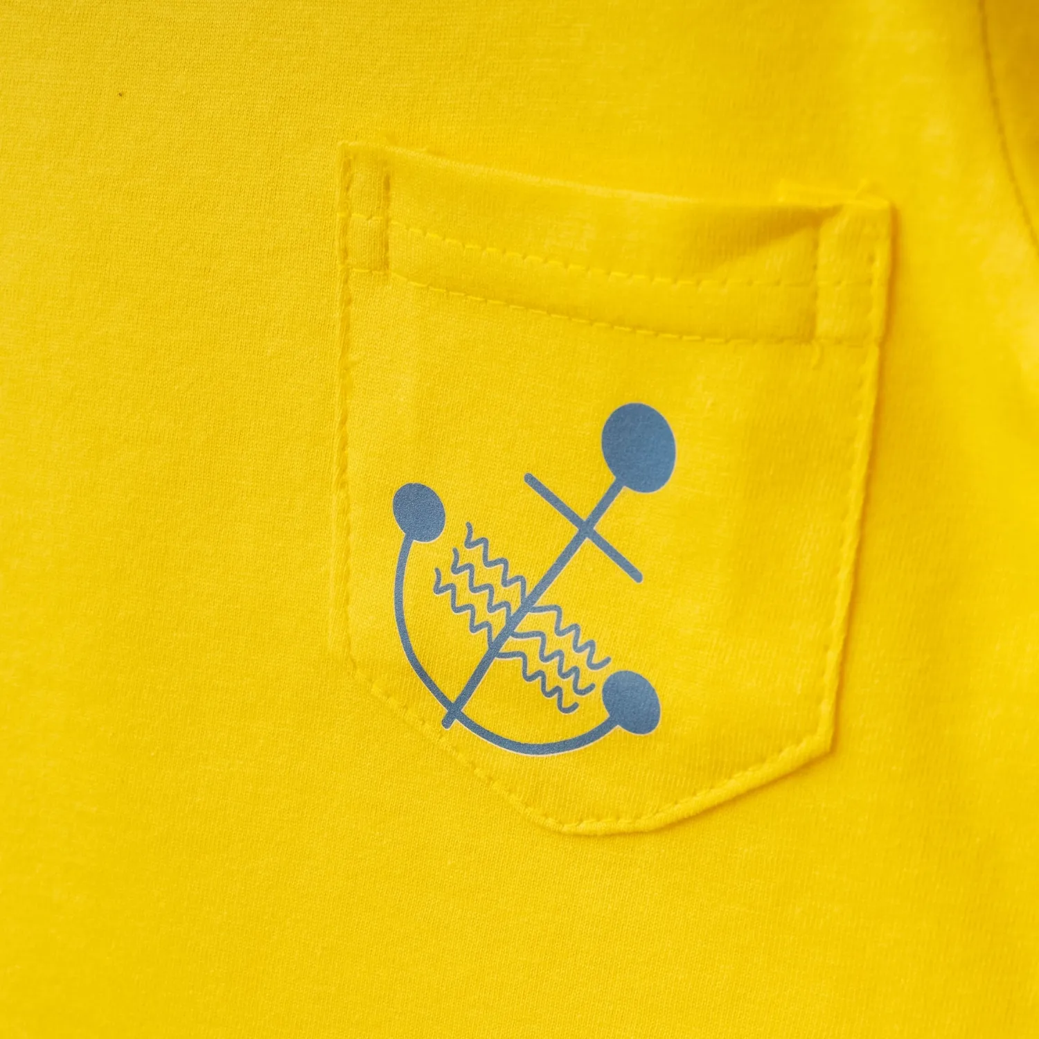 Winimo T-Shirt Çapa Baskılı Sarı