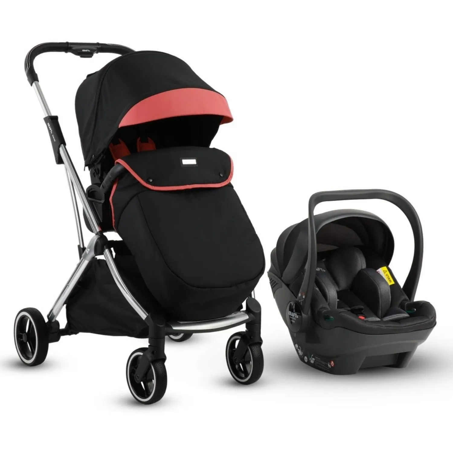 Kraft Kenya I-Size Travel Sistem Bebek Arabası Grey
