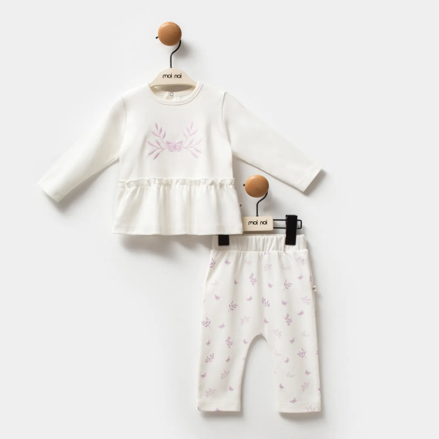 Moi Noi Organik 2li Takım Kelebek