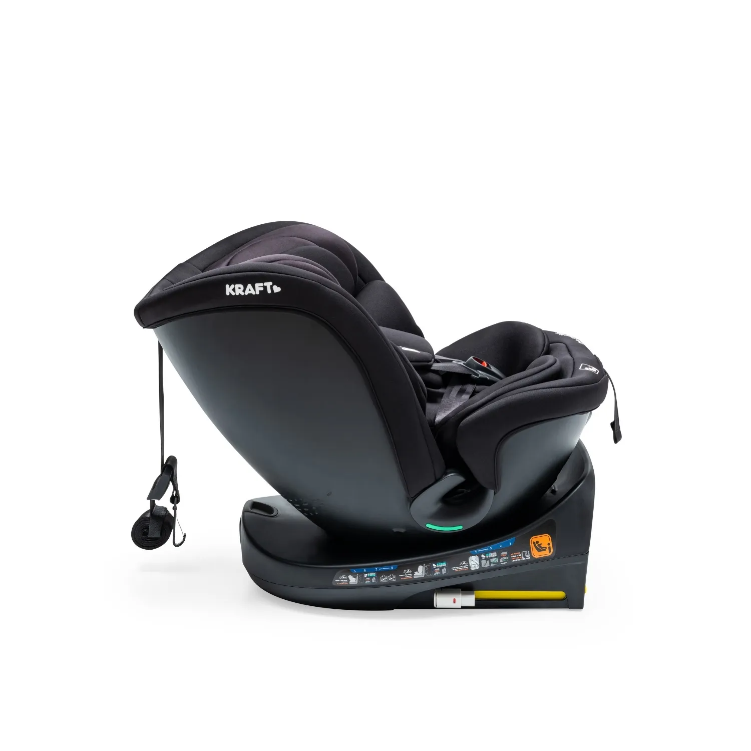 Kraft Spin Signal Plus Oto Koltuğu 0-36 Kg Black