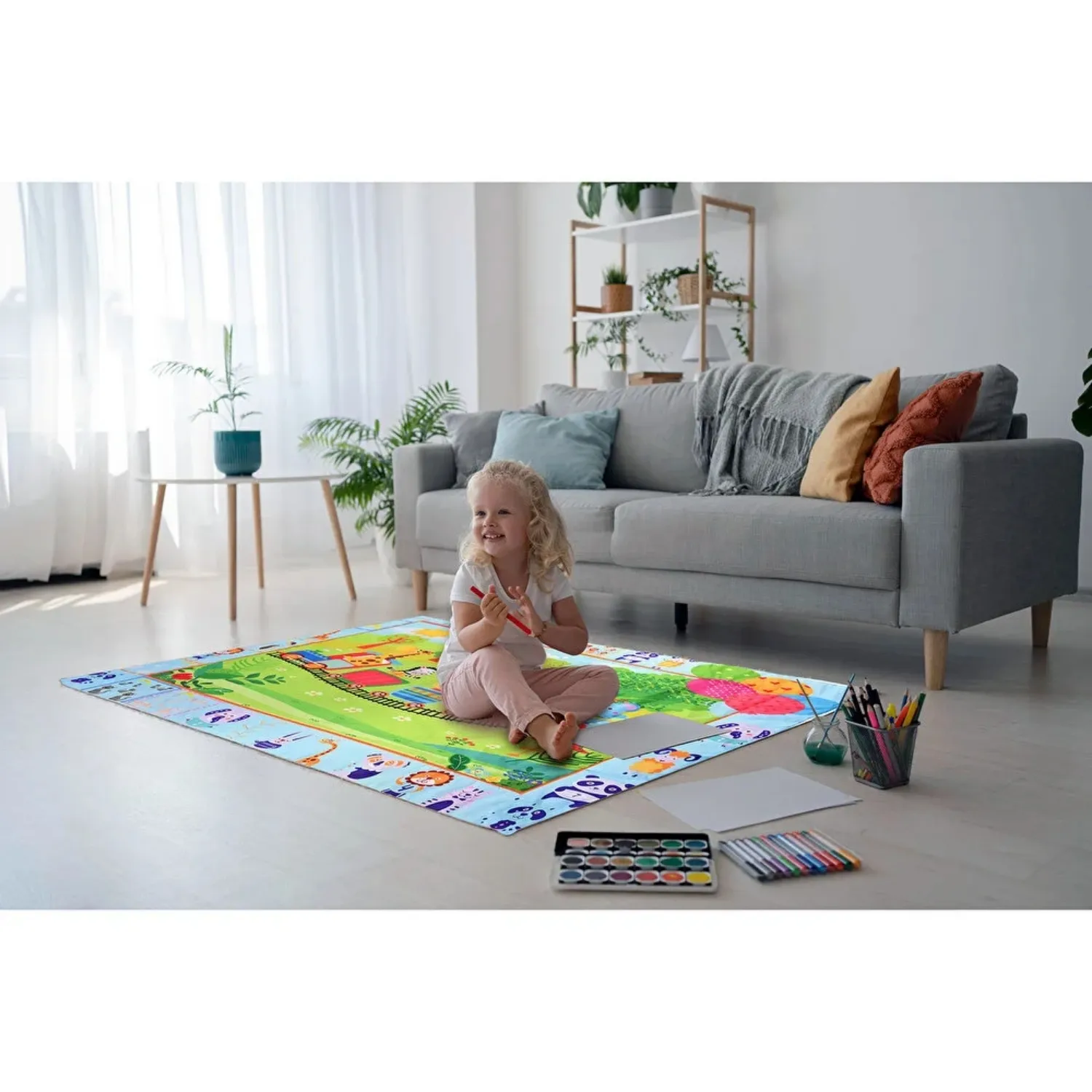 Safemom Oyun Matı Hayvanlar 90x145 cm