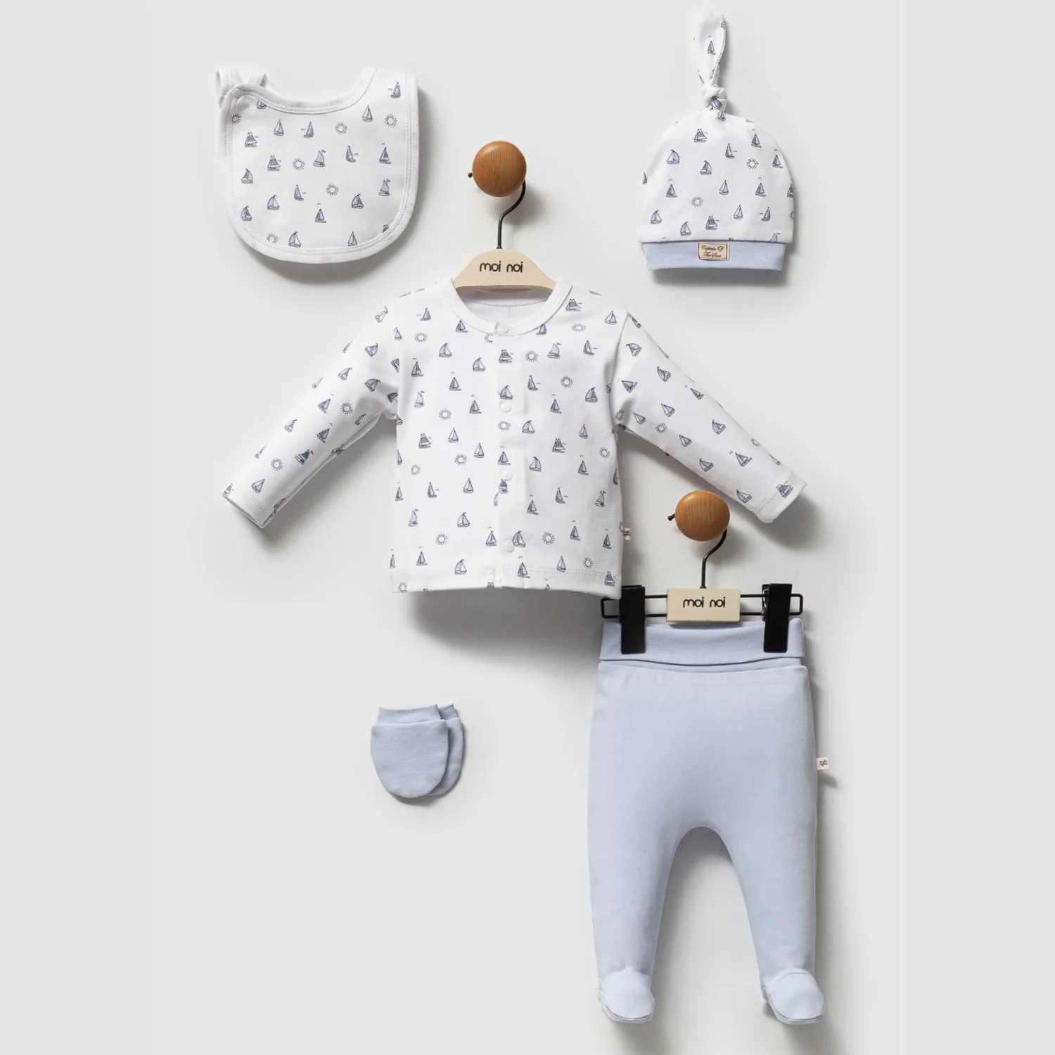 Moi Noi Hastane Çıkışı 5li Captain Mavi