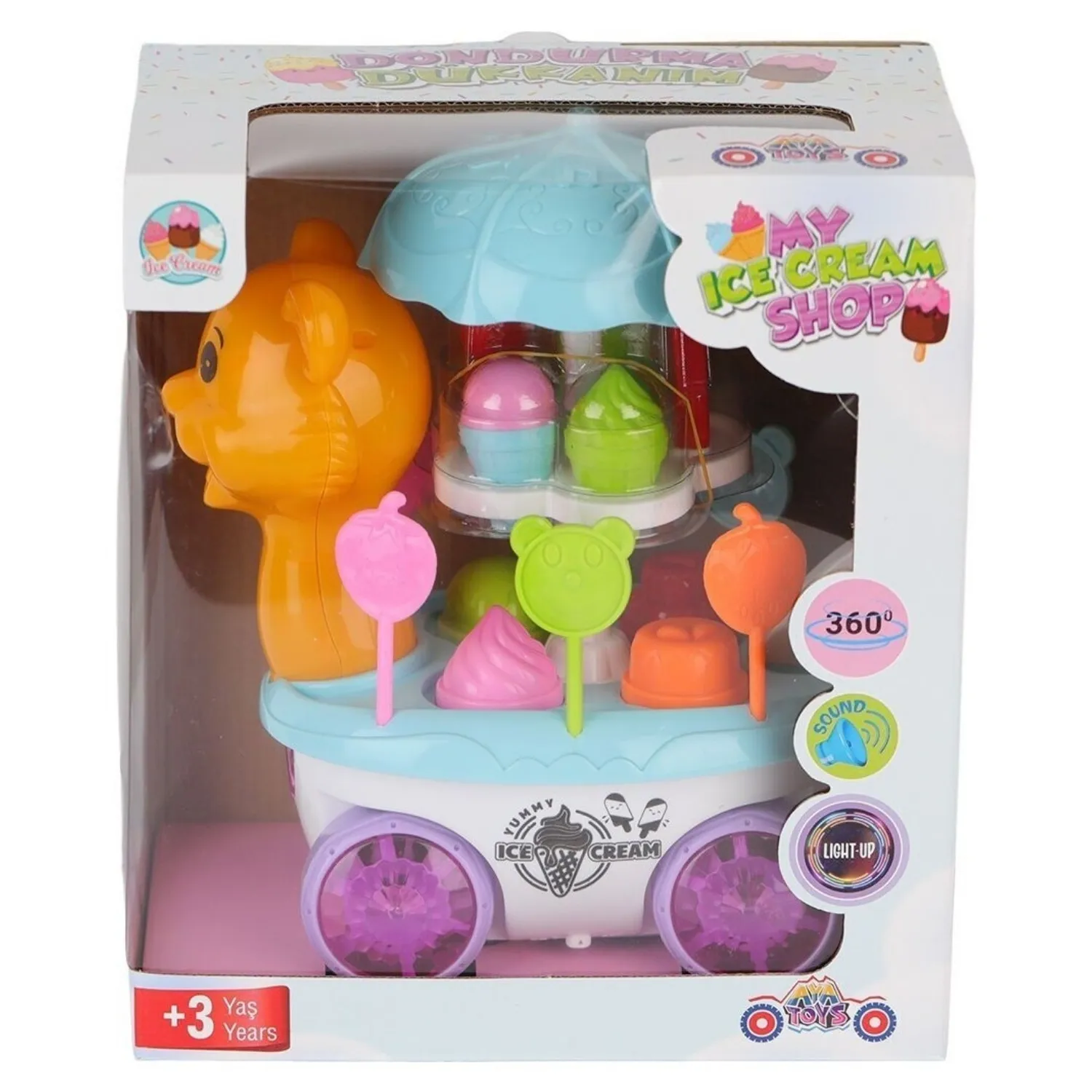 Dondurma Arabası-Sevimli İnek 