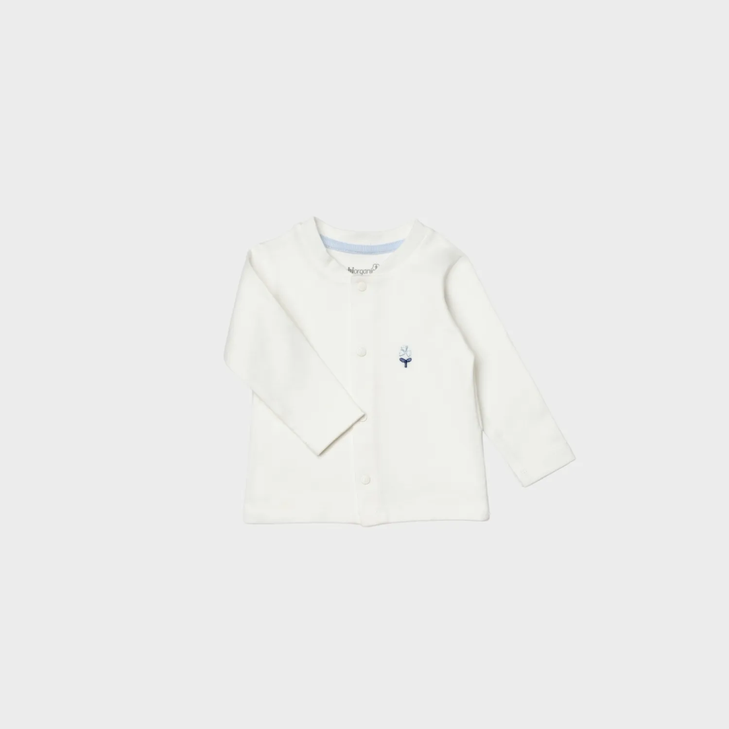 Bibaby Organik Zıbın Takımı 4lü Battaniyeli Love Floral Ekru - Lila