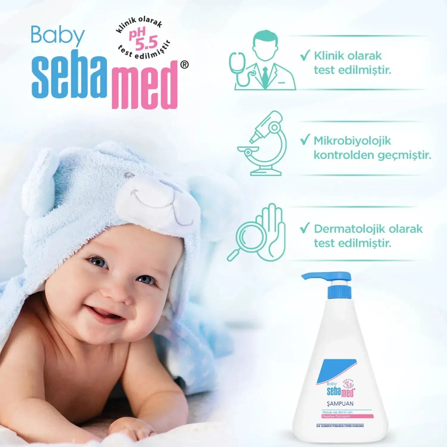 Sebamed Bebek Şampuanı 750 ml*2