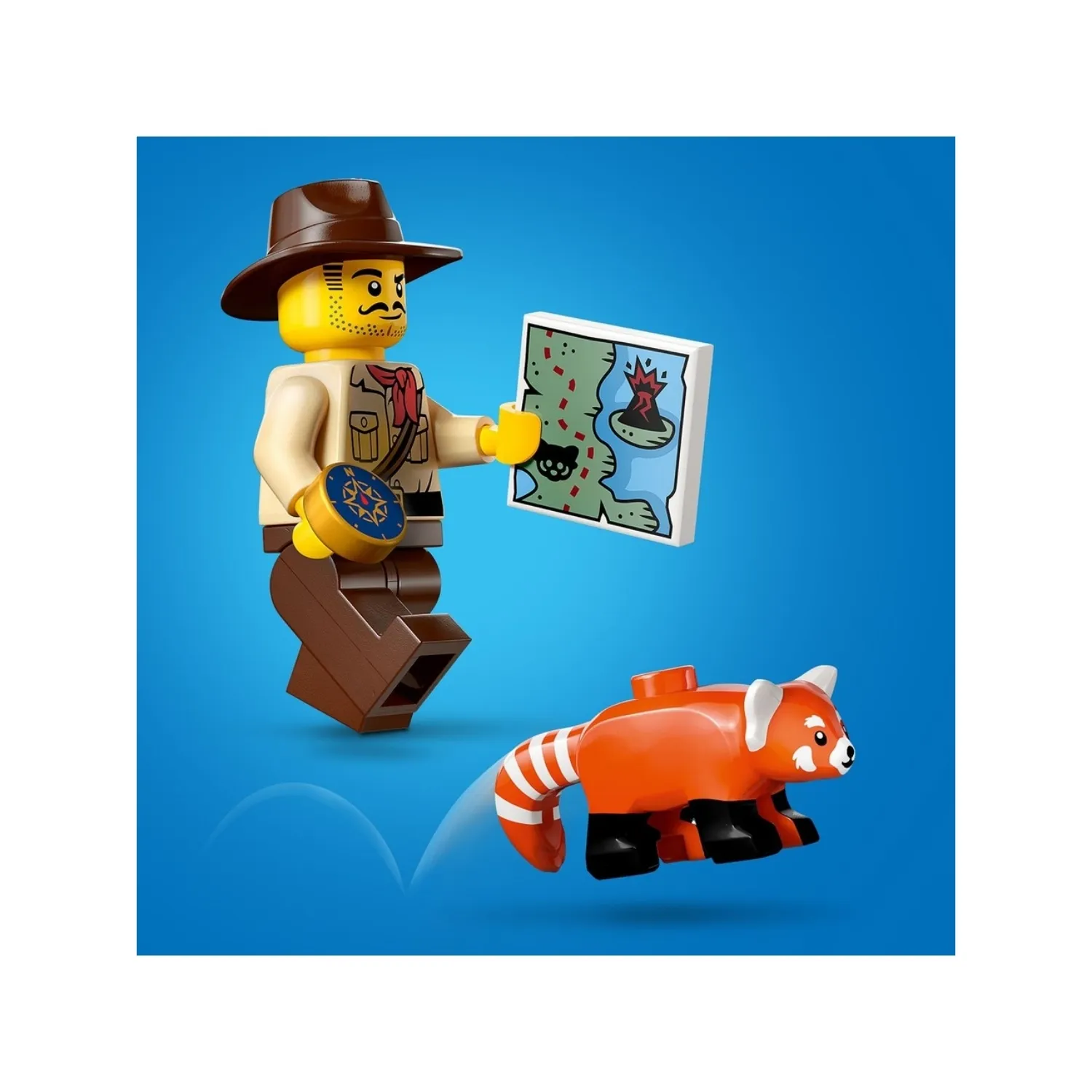 LEGO City Orman Kaşifinin ATV’li Kırmızı Panda Görevi 60424