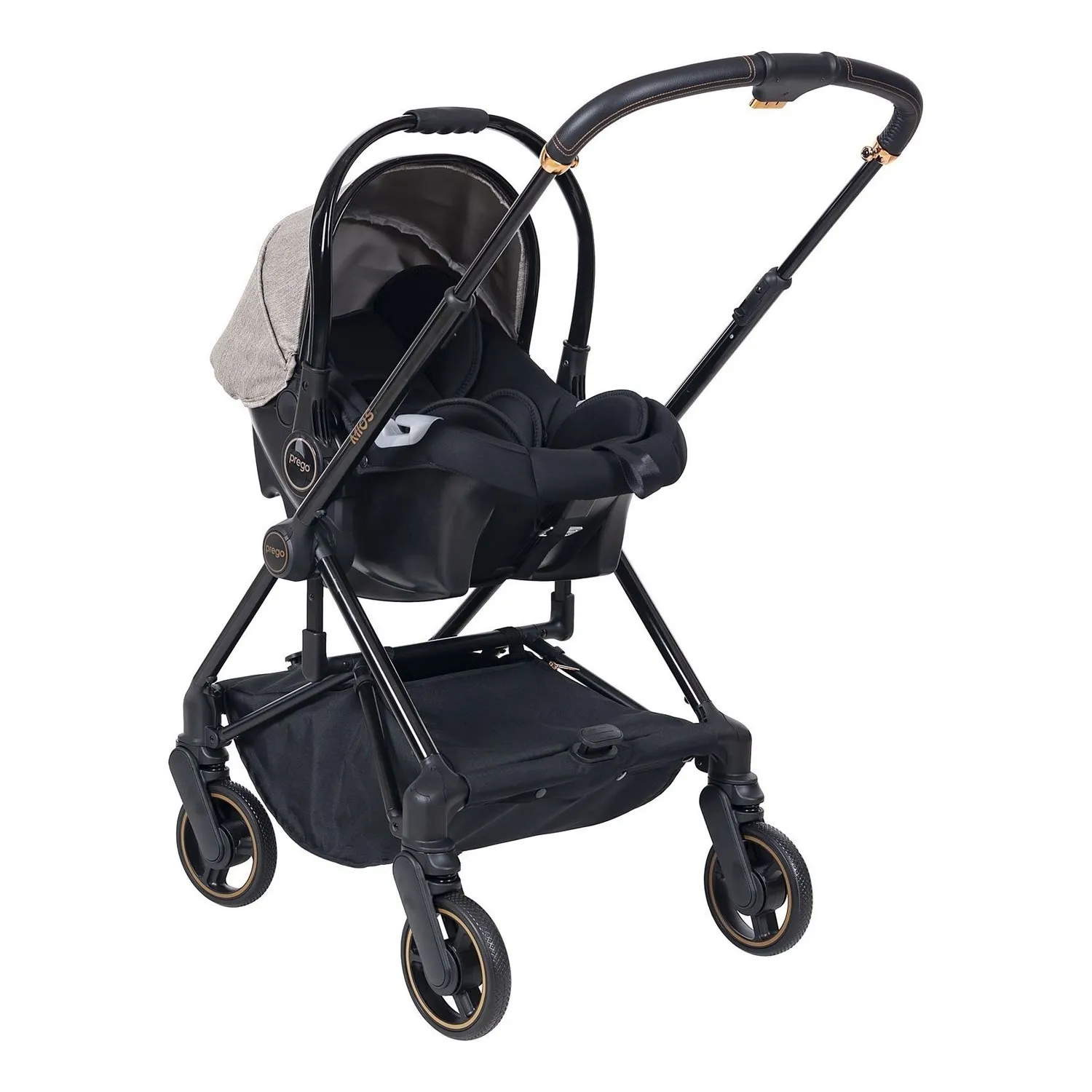 Prego 2099 Mios Premium Travel Sistem Bebek Arabası Bej