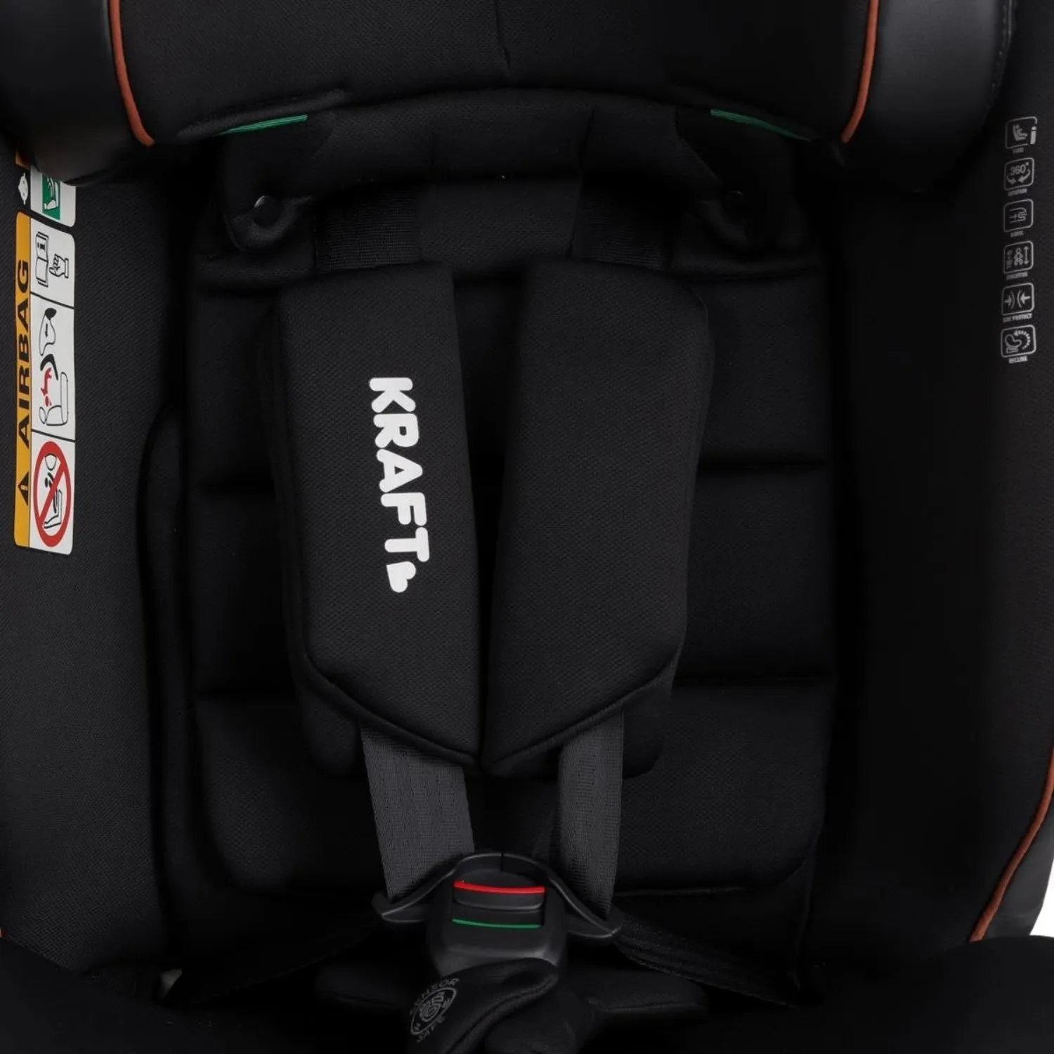 Kraft Galler I-Size Oto Koltuğu 0-36 Kg Koyu Gri