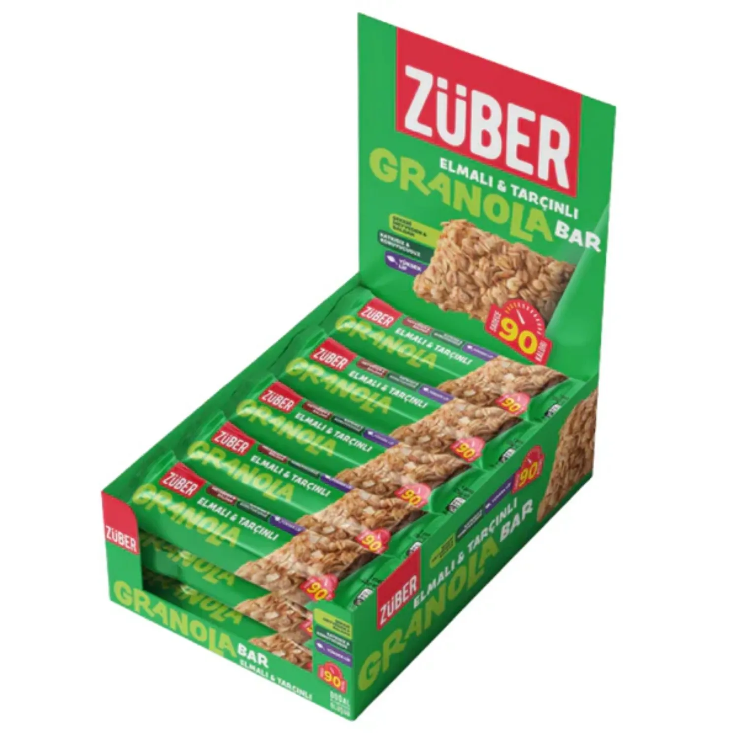 Züber Granola Bar Elmalı Tarçınlı 25gr