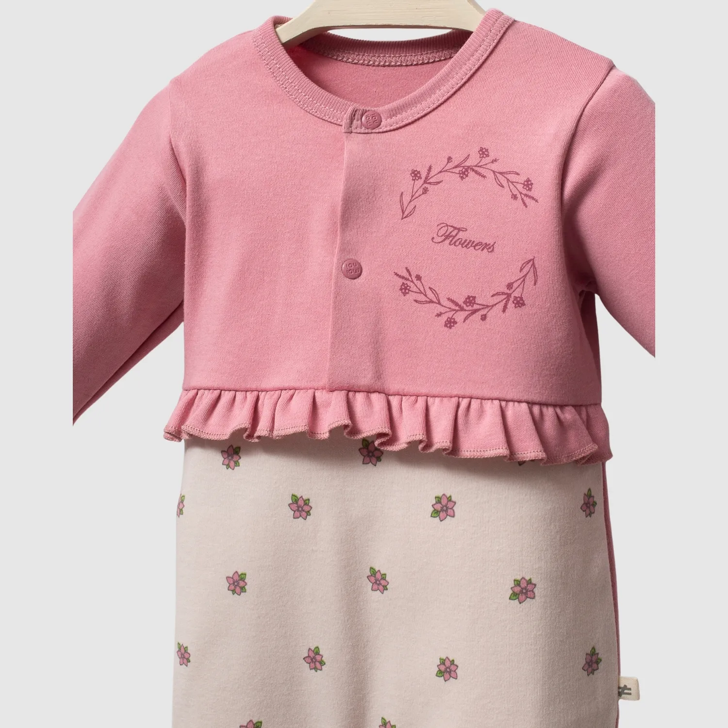 Moi Noi Tulum Şapka Takım Flowers Mürdüm