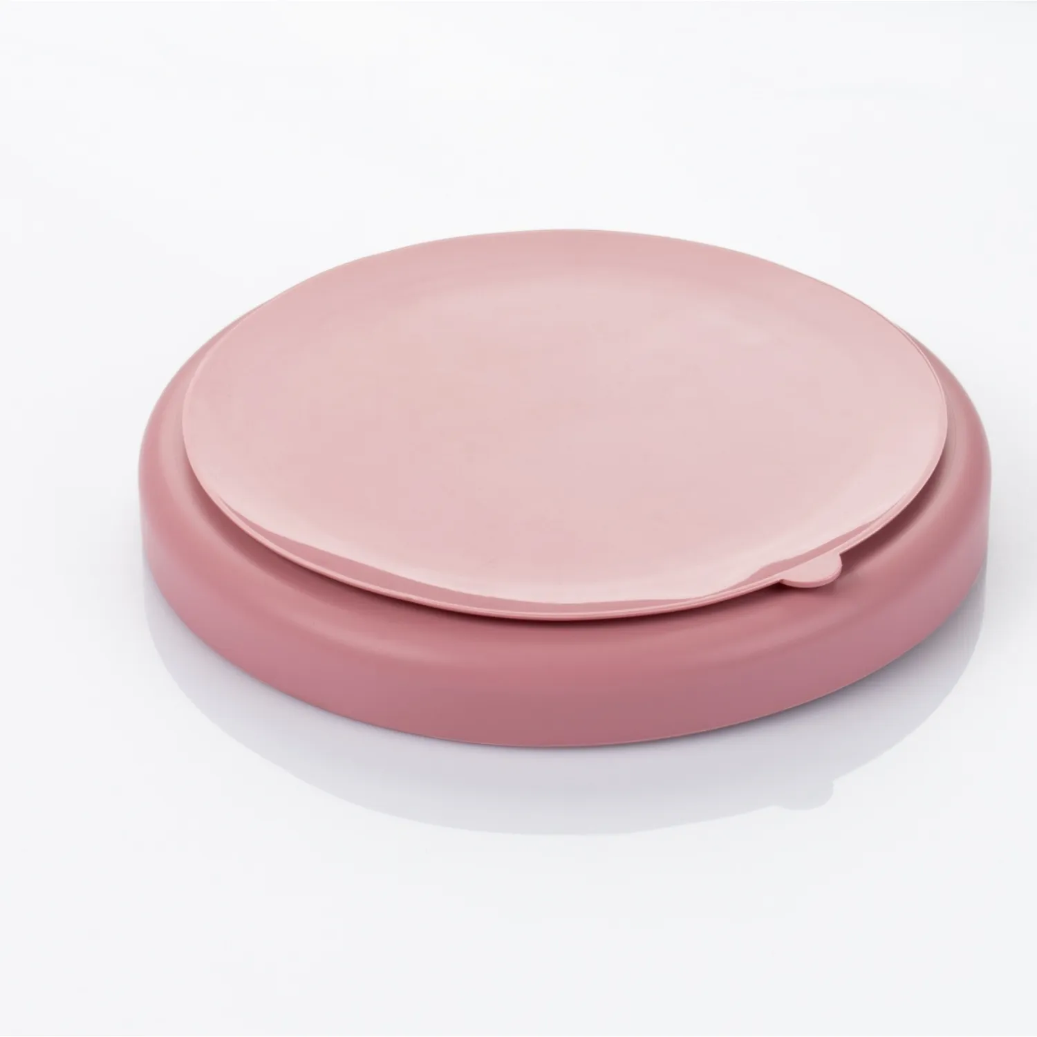 BM Care Porsiyon Vakumlu Mama Tabağı-Pembe