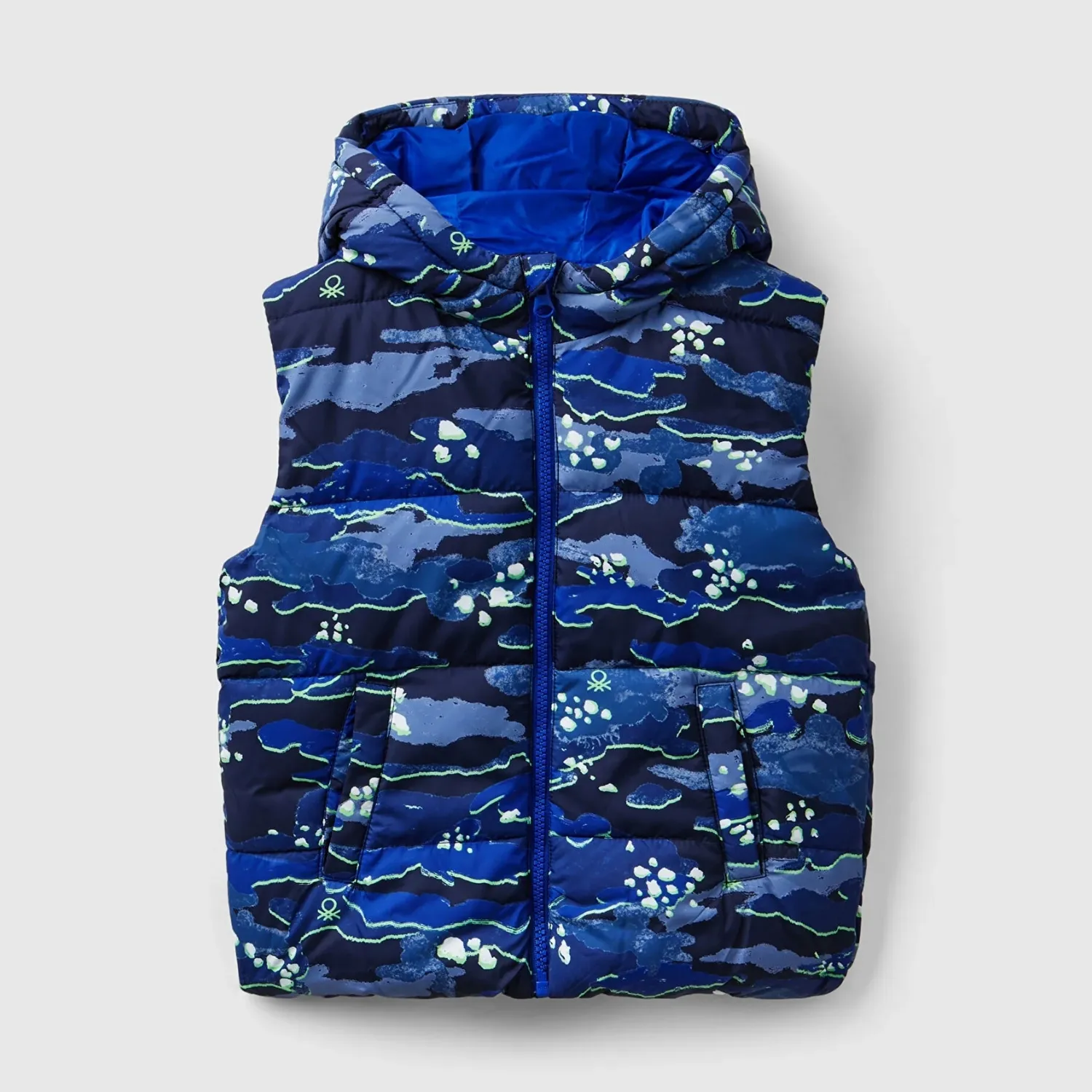 Benetton Yelek Kamuflaj