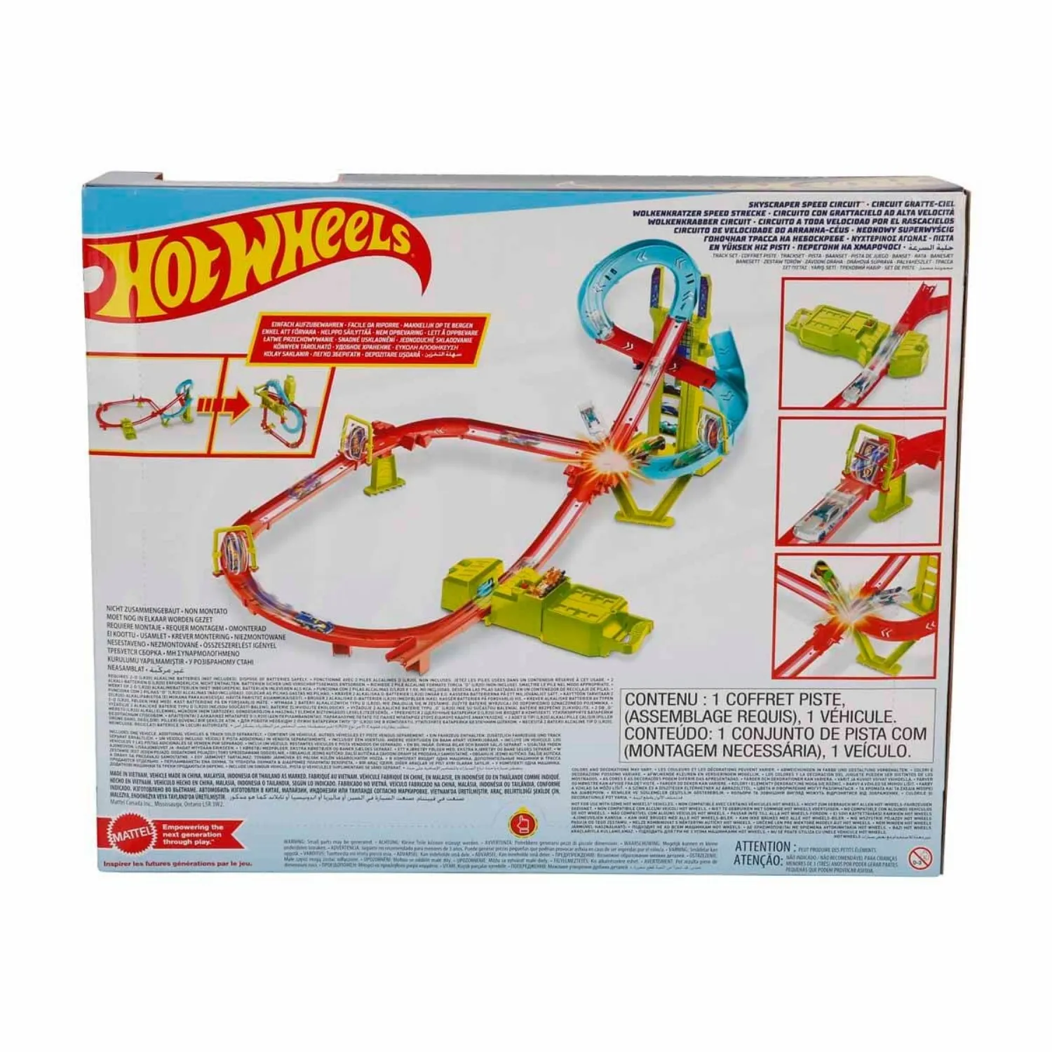 Hot Wheels Neon Yarışlar Çoklu Yarış Heyecanı Pist Seti