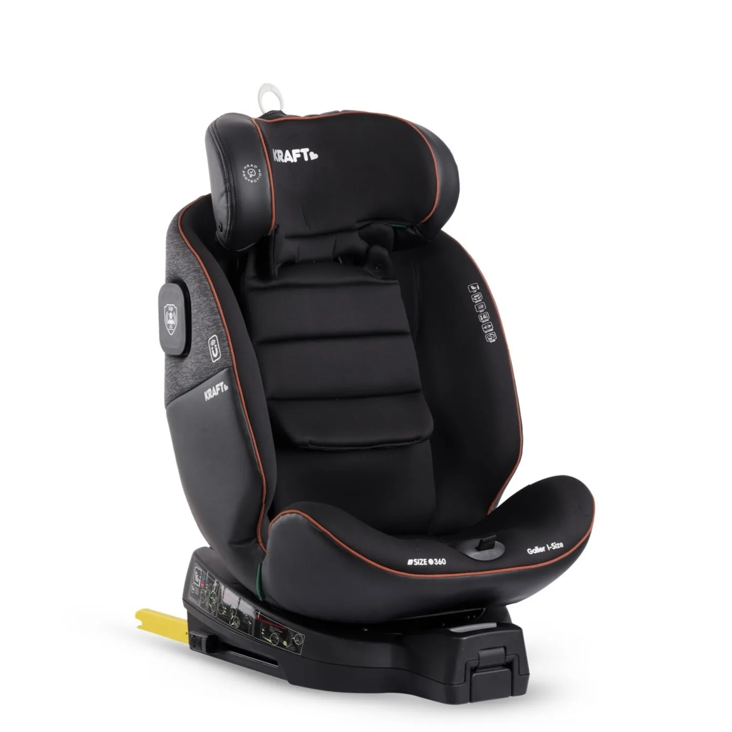 Kraft Galler I-Size Oto Koltuğu 0-36 Kg Açık Gri