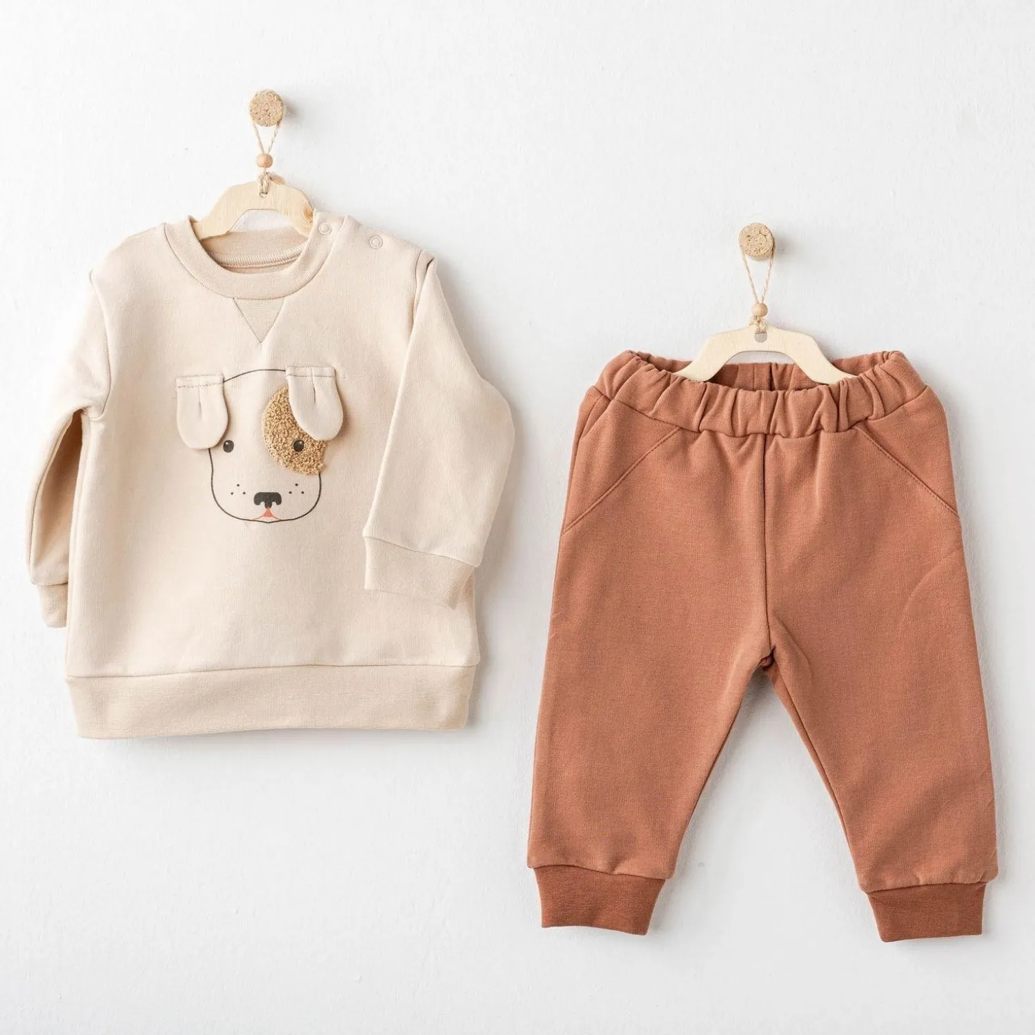 Andy Wawa 2li Takım Basic Bej