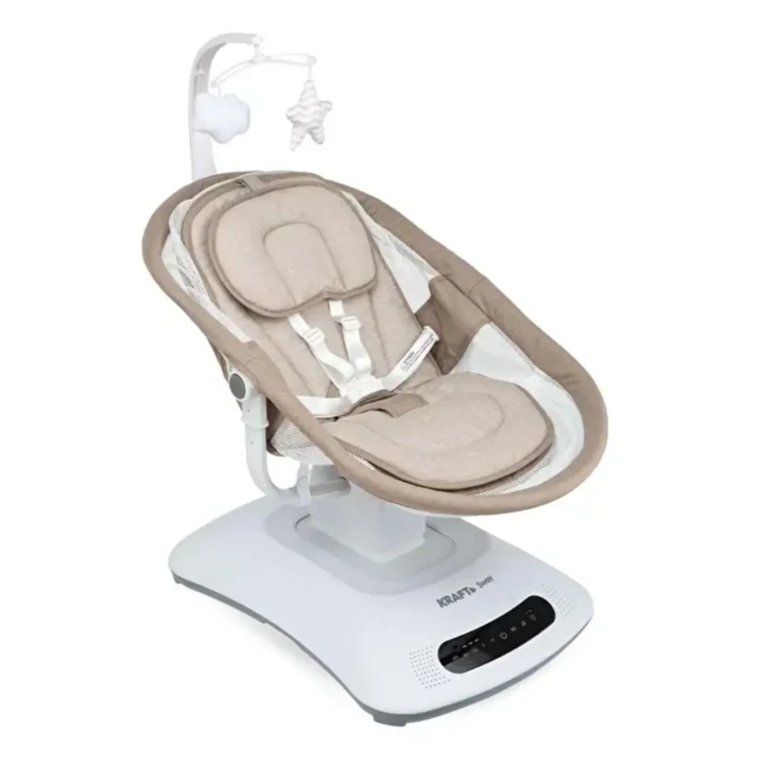 Kraft Sway Portbebeli Elektrikli Salıncak Beige
