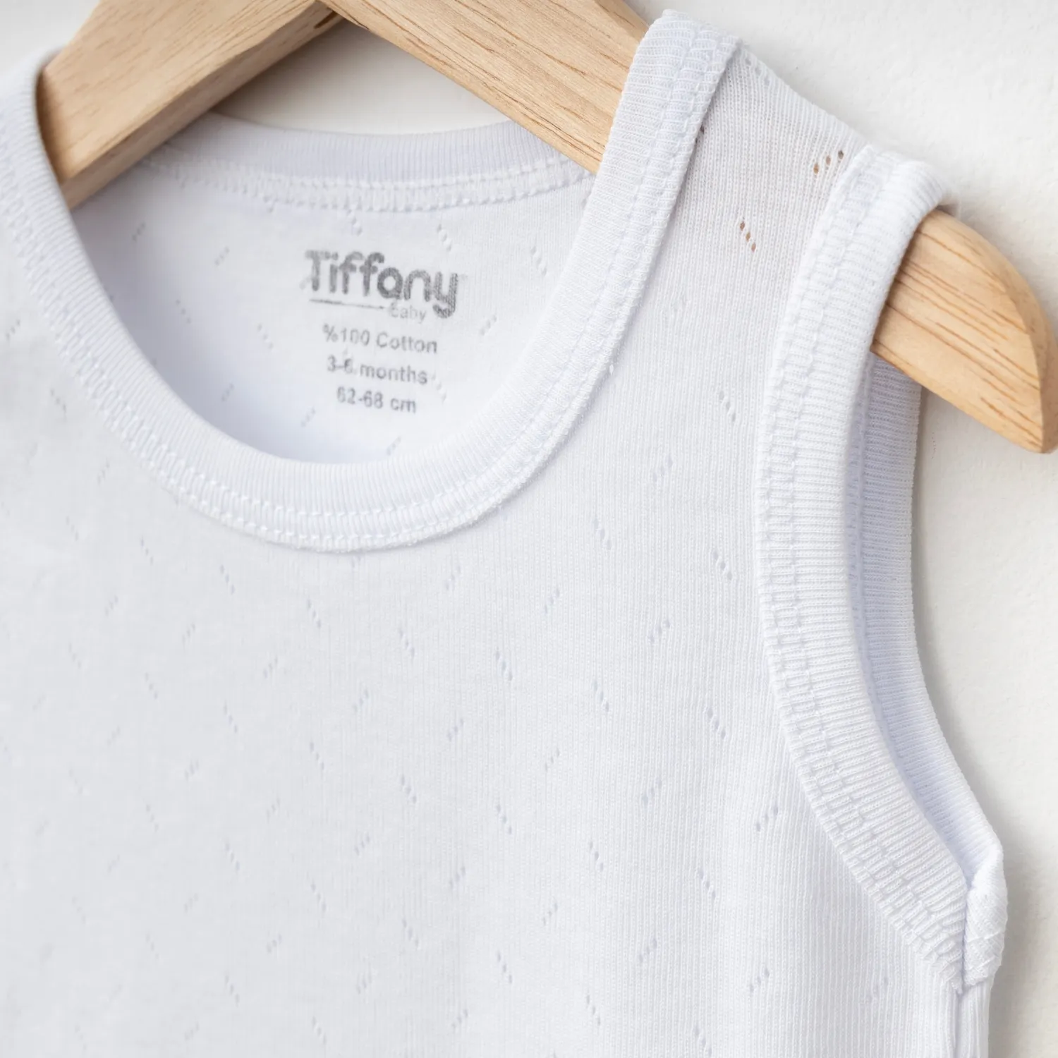 Tiffany Atlet Body Jakarlı Basic Tema Beyaz