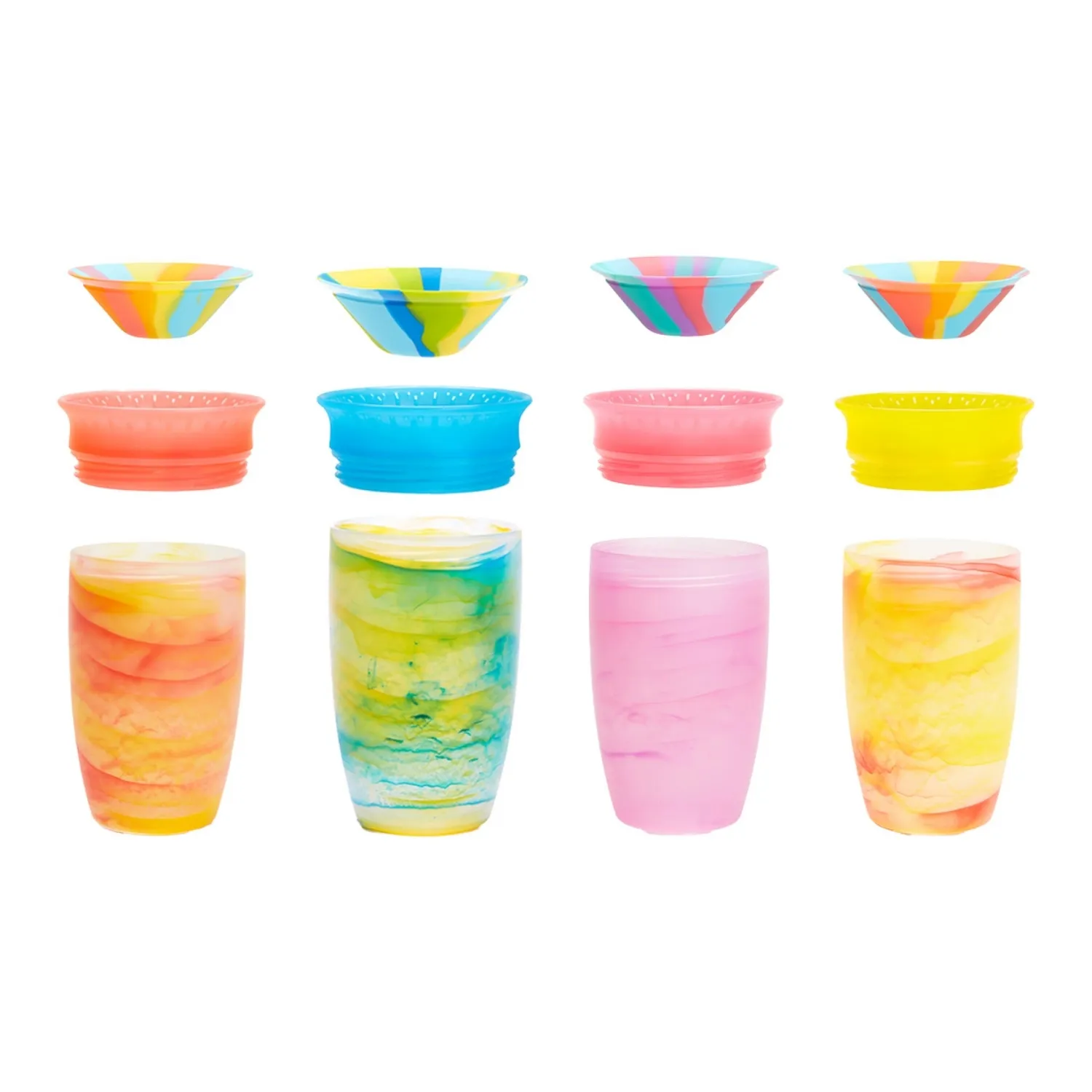 Munchkin Mucize 360° Tropical Alıştırma Bardağı 12ay+ 296ml Sarı