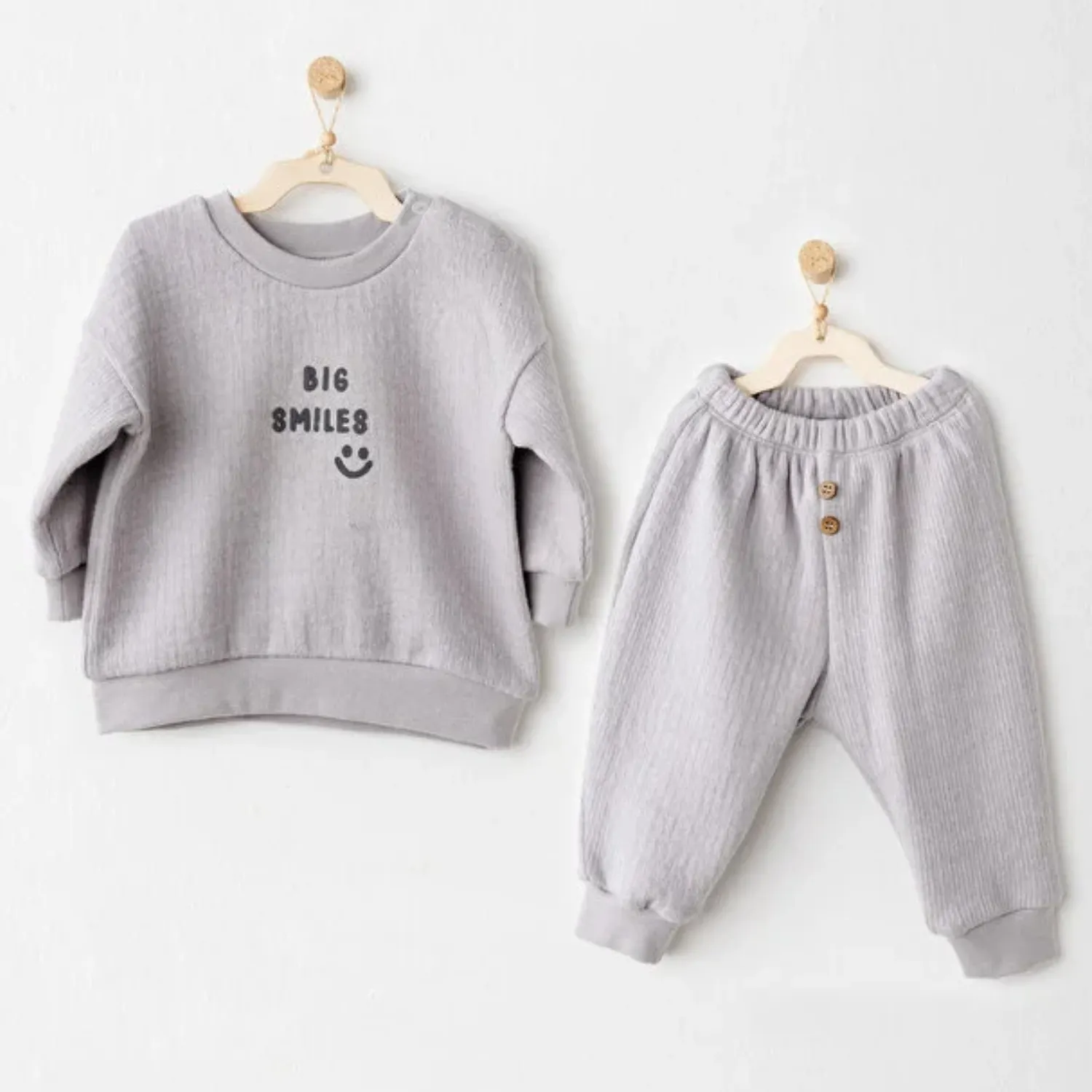 Andy Wawa 2li Takım Casual Gri