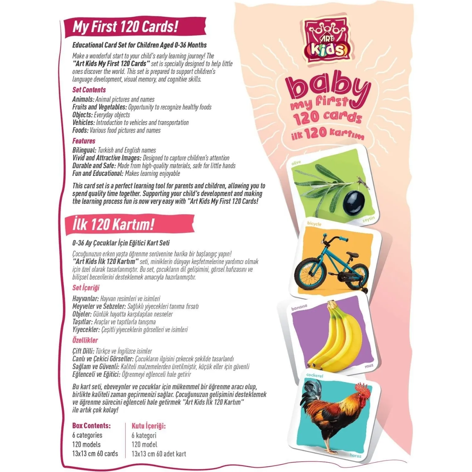Art Kids Baby İlk Eğitici Kartlarım