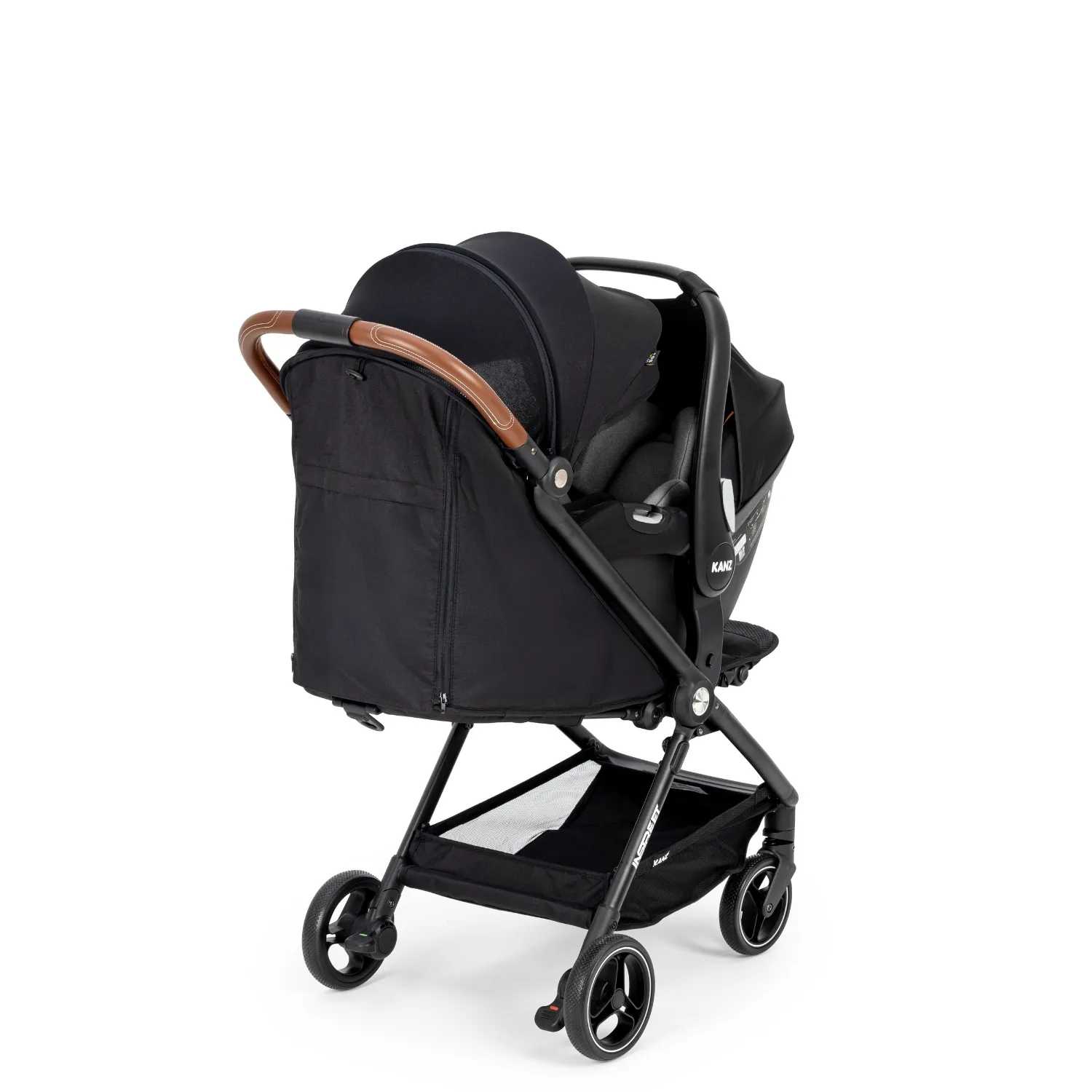 Kanz İnstreet Travel Sistem Bebek Arabası Black