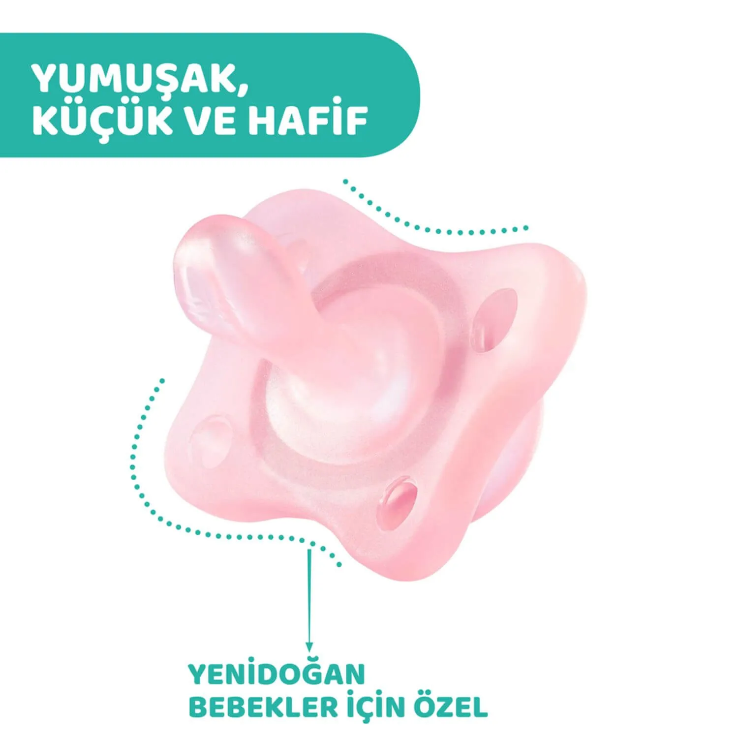 Chicco Physioforma Mini Soft Silikon Emzik 2li 2-6 Ay Erkek