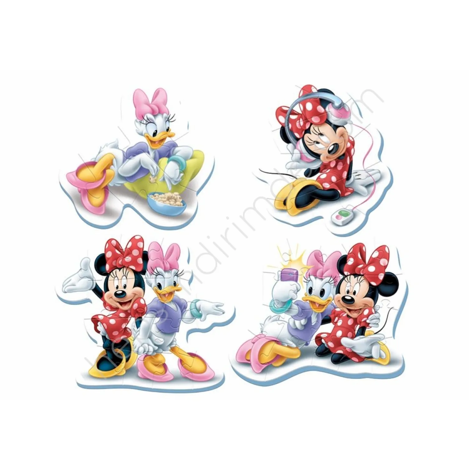 Ks Games Minnie Mouse MyFirst Cut Out Puzzles 4in1