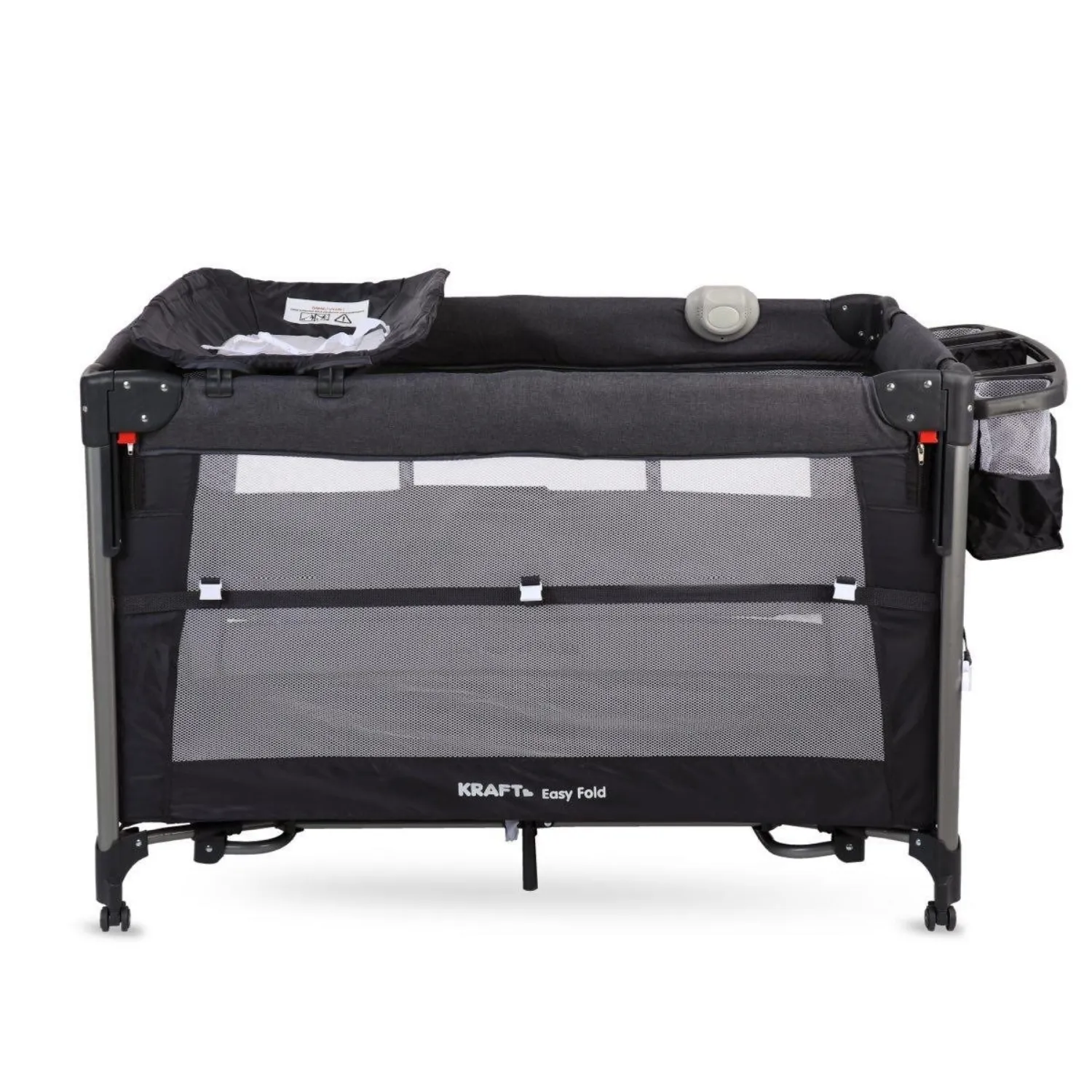 Kraft Easy Fold Anne Yanı Oyun Parkı 70x110 cm Dark Grey