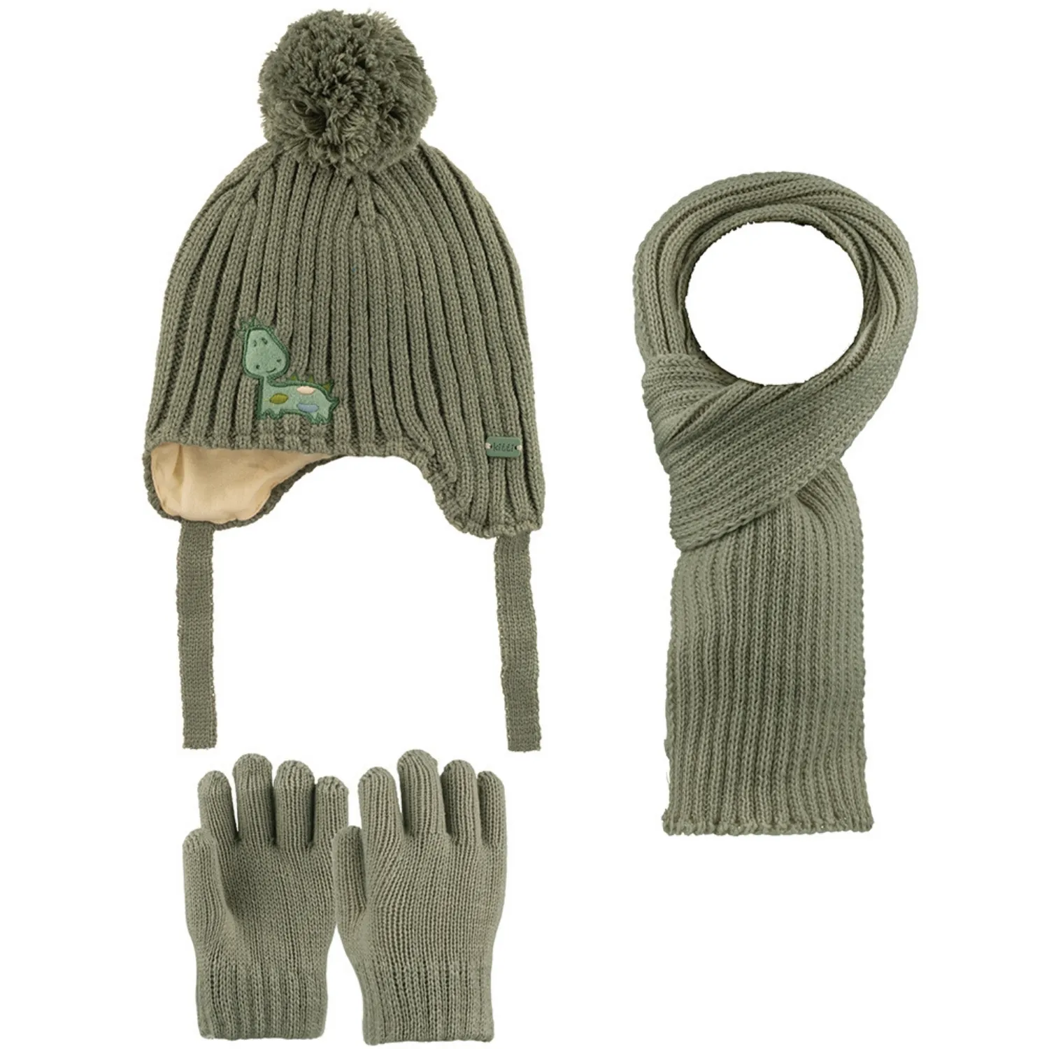 Kitti Eldiven Atkı Bere Takım 1-4 Yaş Çağla Yeşili Asortili