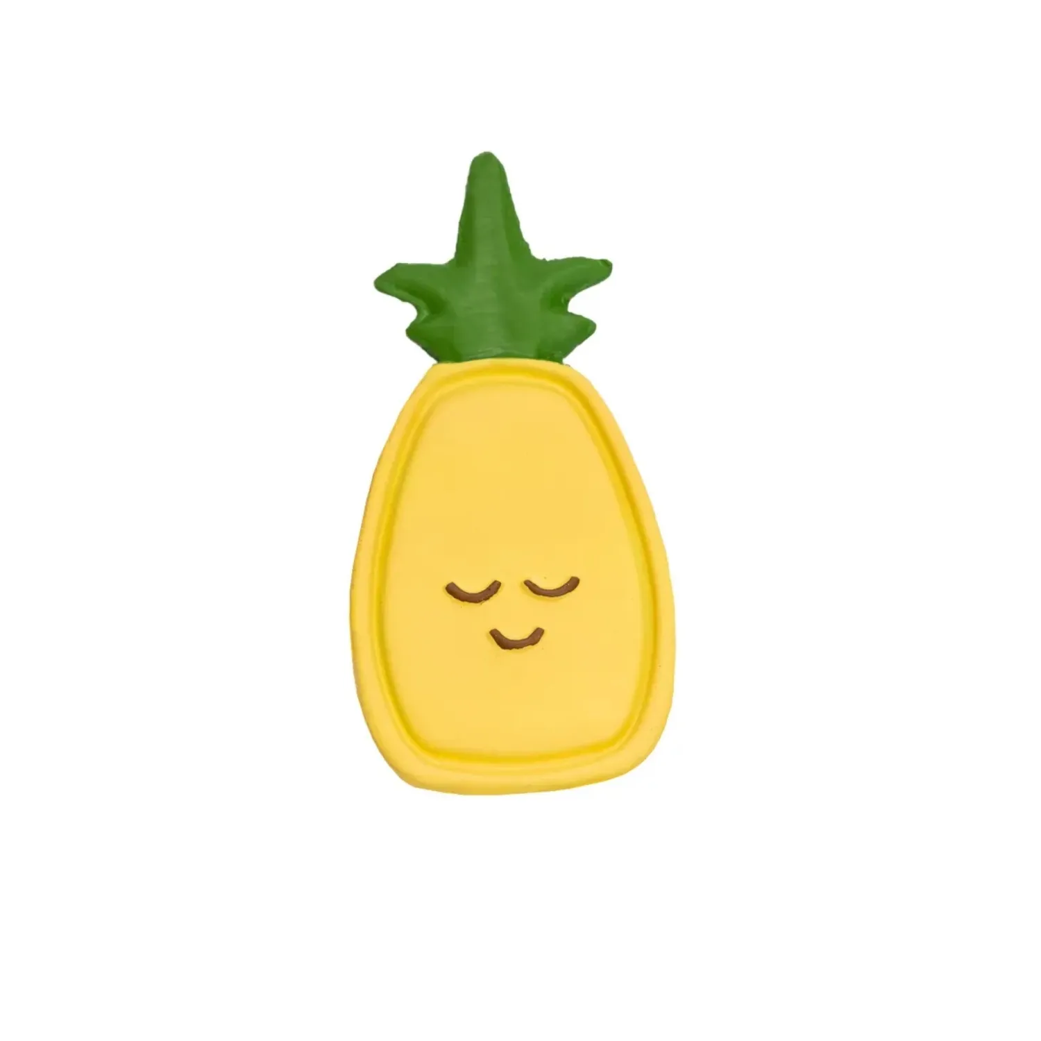 Hubble Doğal Bebek Diş Kaşıyıcı Ve Oyuncağı Ananas