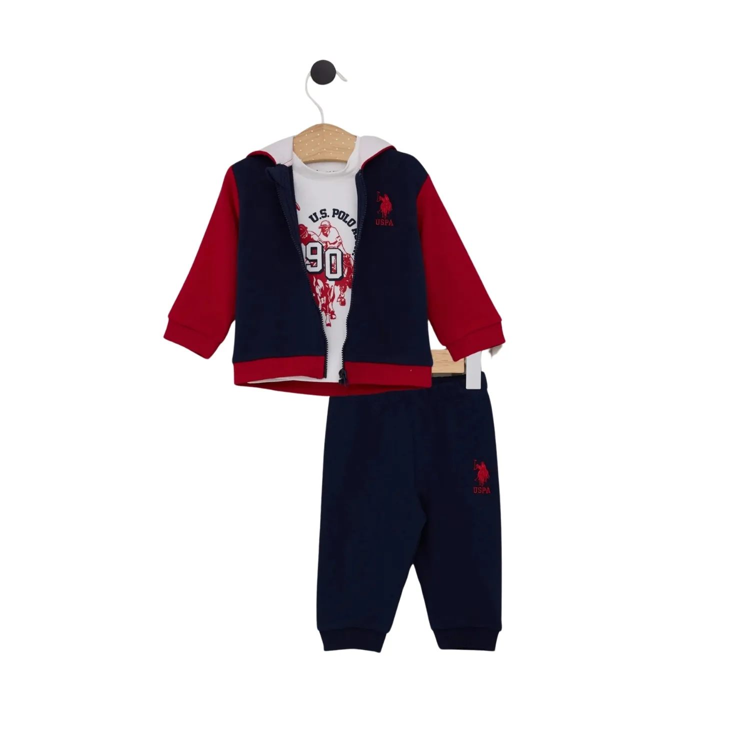 U.S. Polo 3lü Takım Lacivert