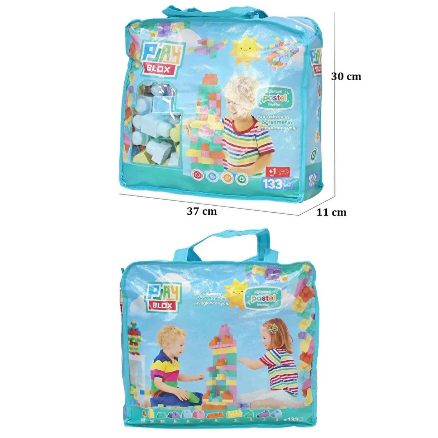 Playblox Blok Pastel 133 Parça