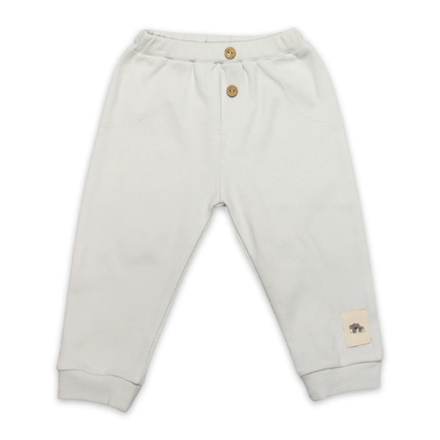 Bistyle Pantolon Patiksiz Little Koala Gri - Sarı - Ekru