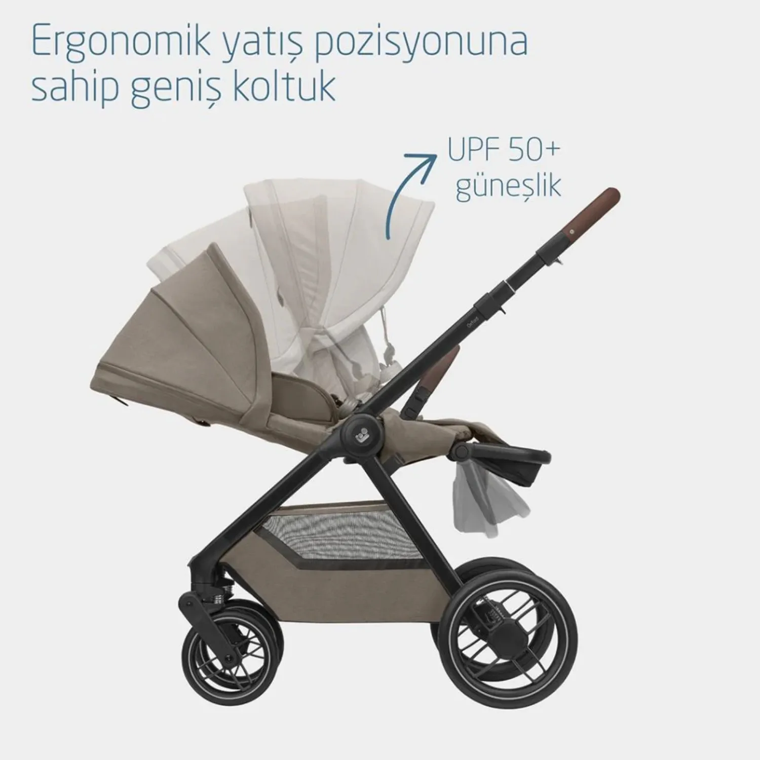 Maxi Cosi Oxford Çift Yönlü Bebek Arabası Twillic Truffle