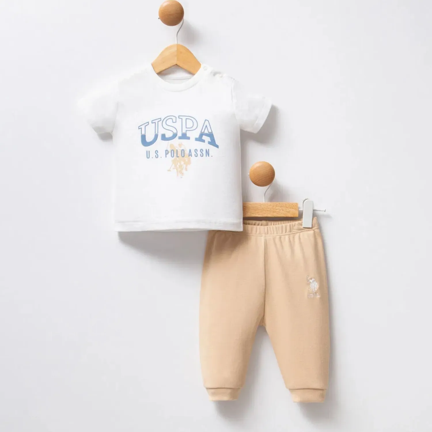 U.S. Polo 2li Takım Beyaz