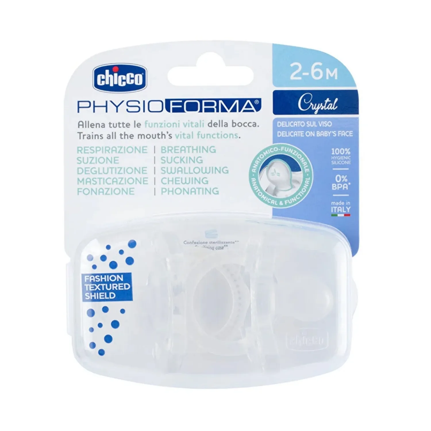 Chicco Physioforma Soother Cyrstal Emzik 2-6 Ay 2li 
