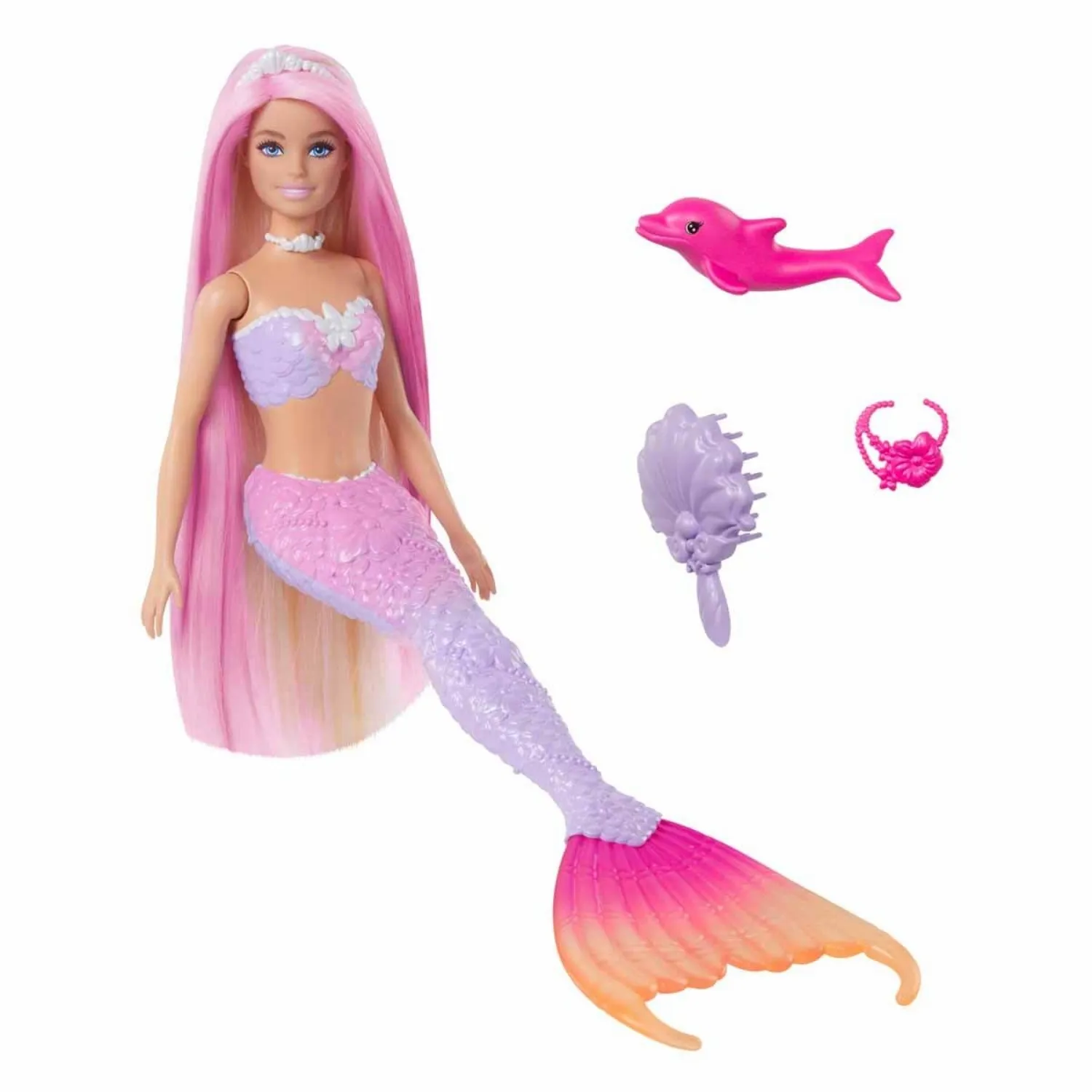 Barbie Renk Değiştiren Deniz Kızı ve Aksesuarları