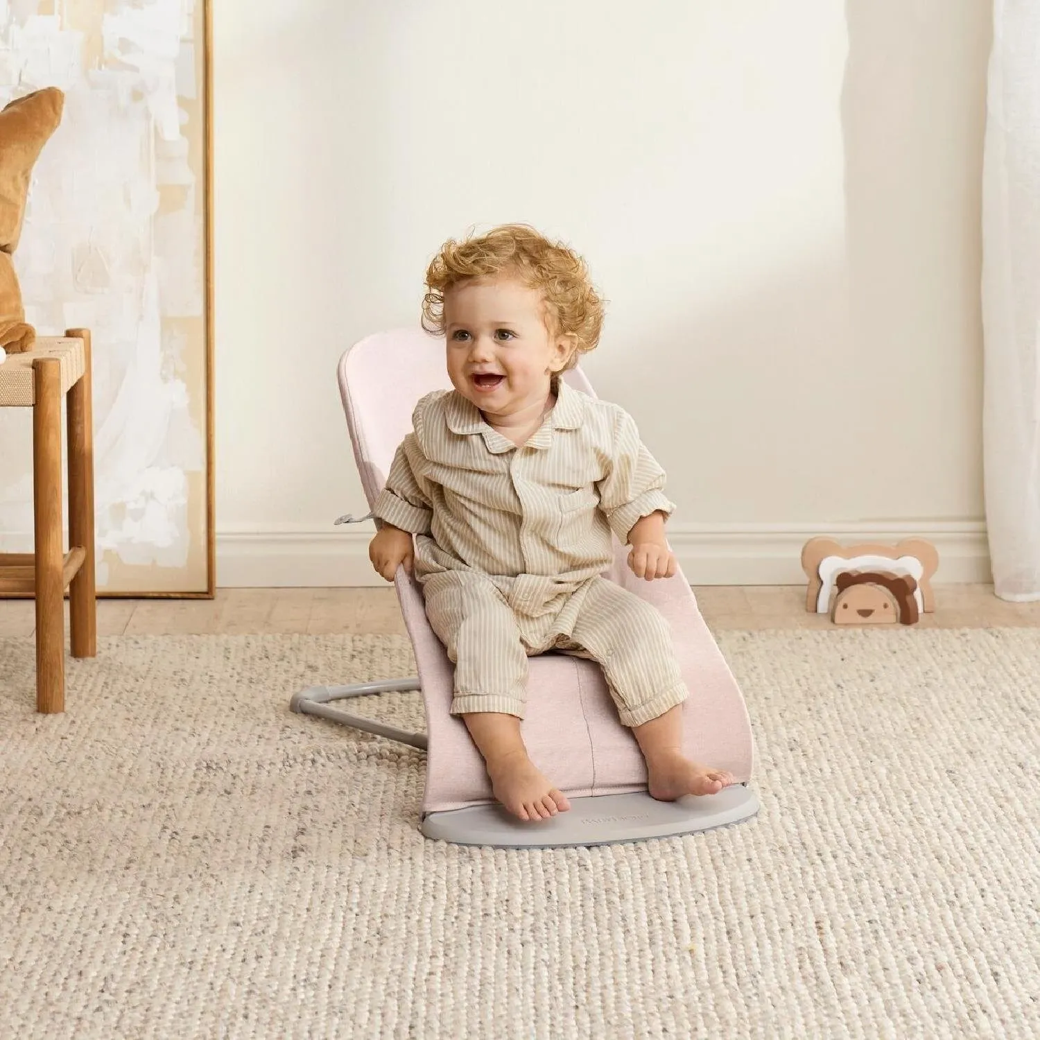 Babybjörn Balance Bliss Ana Kucağı Woven Melange Light Pink