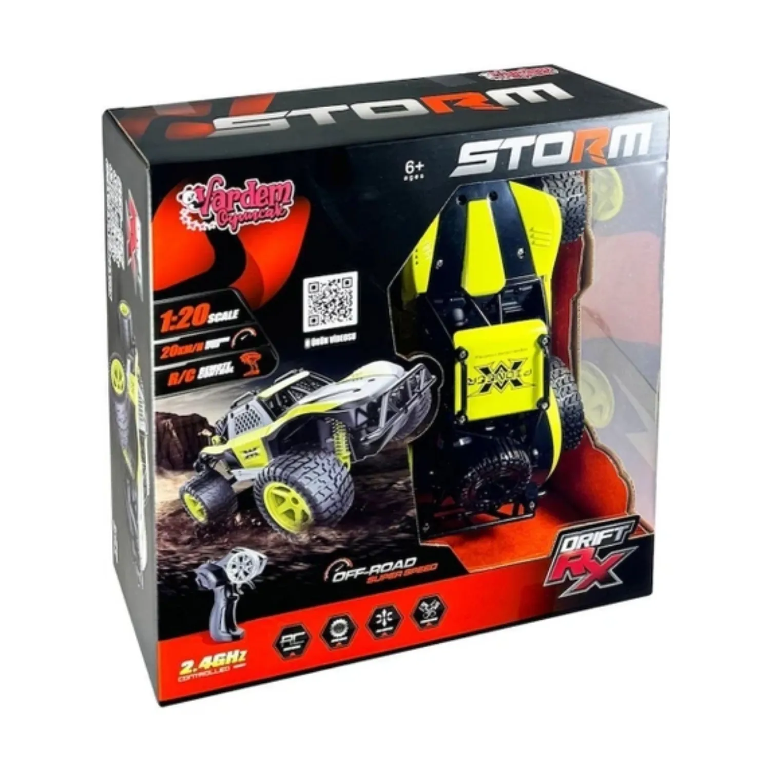Vardem Uzaktan Kumandalı Full Fonksiyon 2.4Ghz Şarjlı Storm Drift Araba 1:20