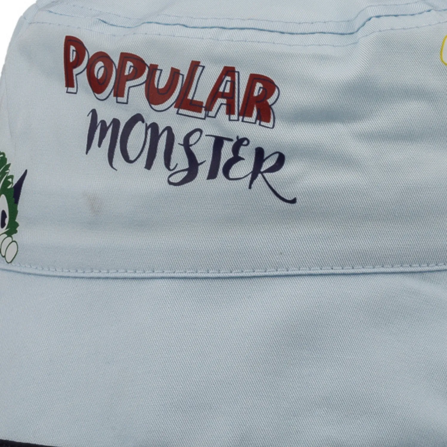 Kitti Şapka Fötr Monster 1-3Yaş Açık Mavi Asortili