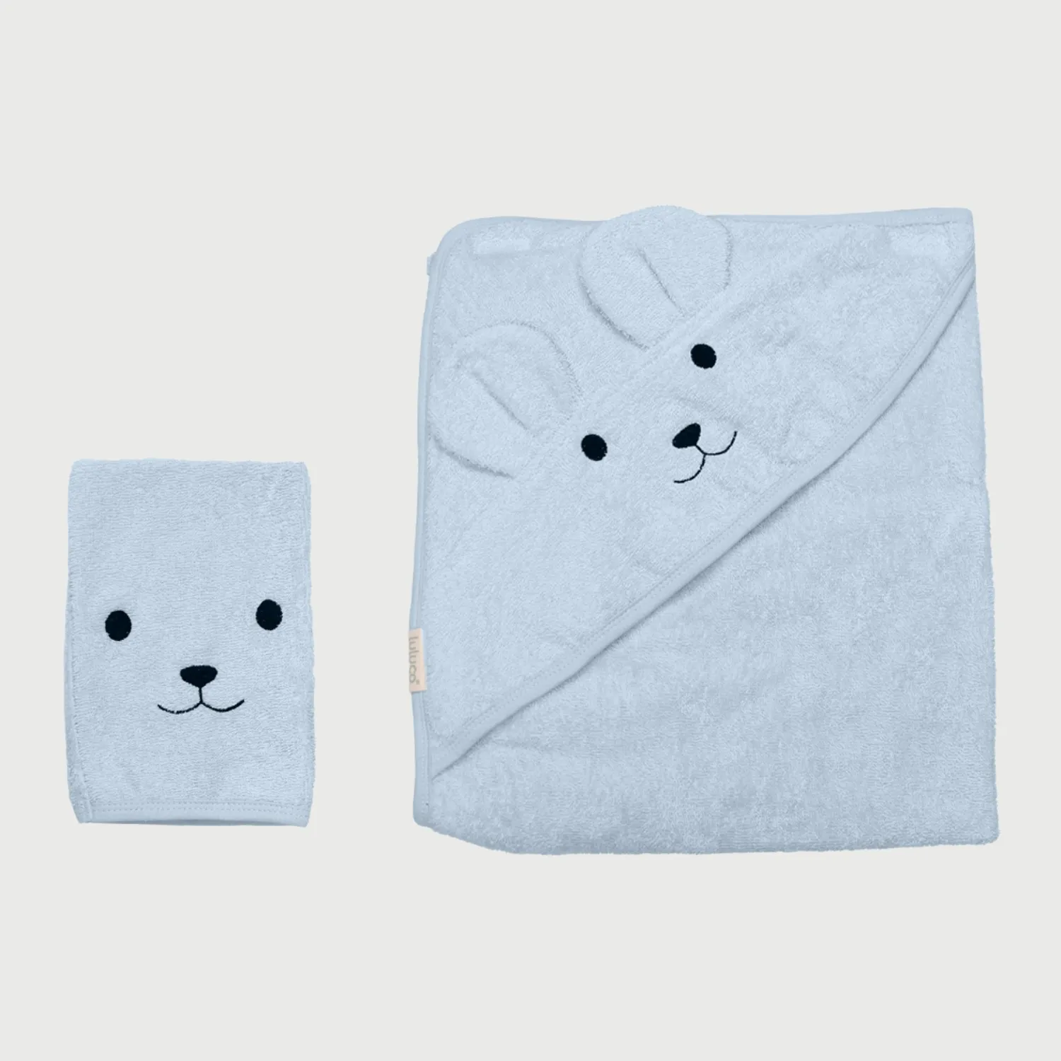 Bistyle Havlu Luluco Bear 75x75cm Mavi